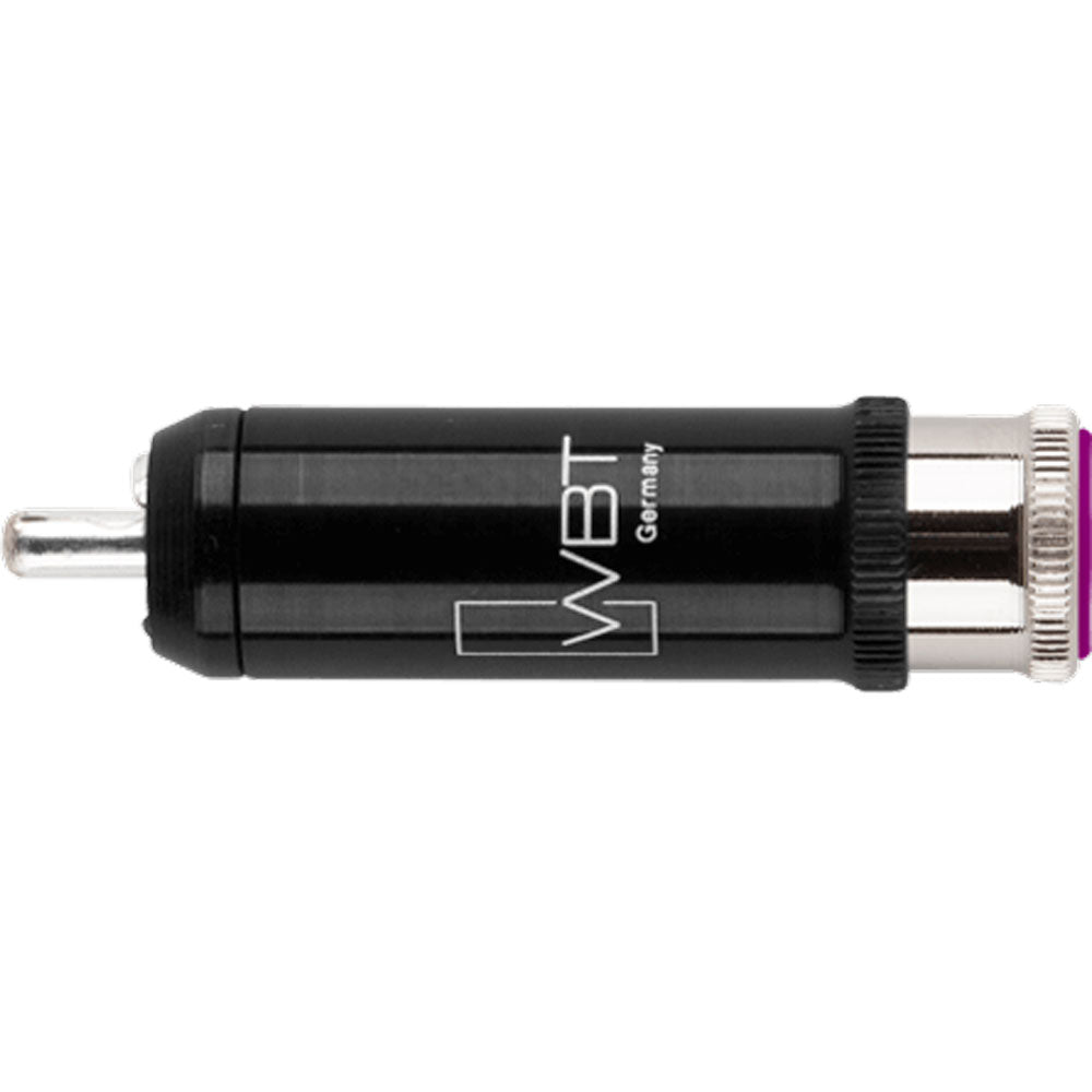 WBT 0110-Ag NextGen Silver Signature Male RCA Connector (Single, Purple)