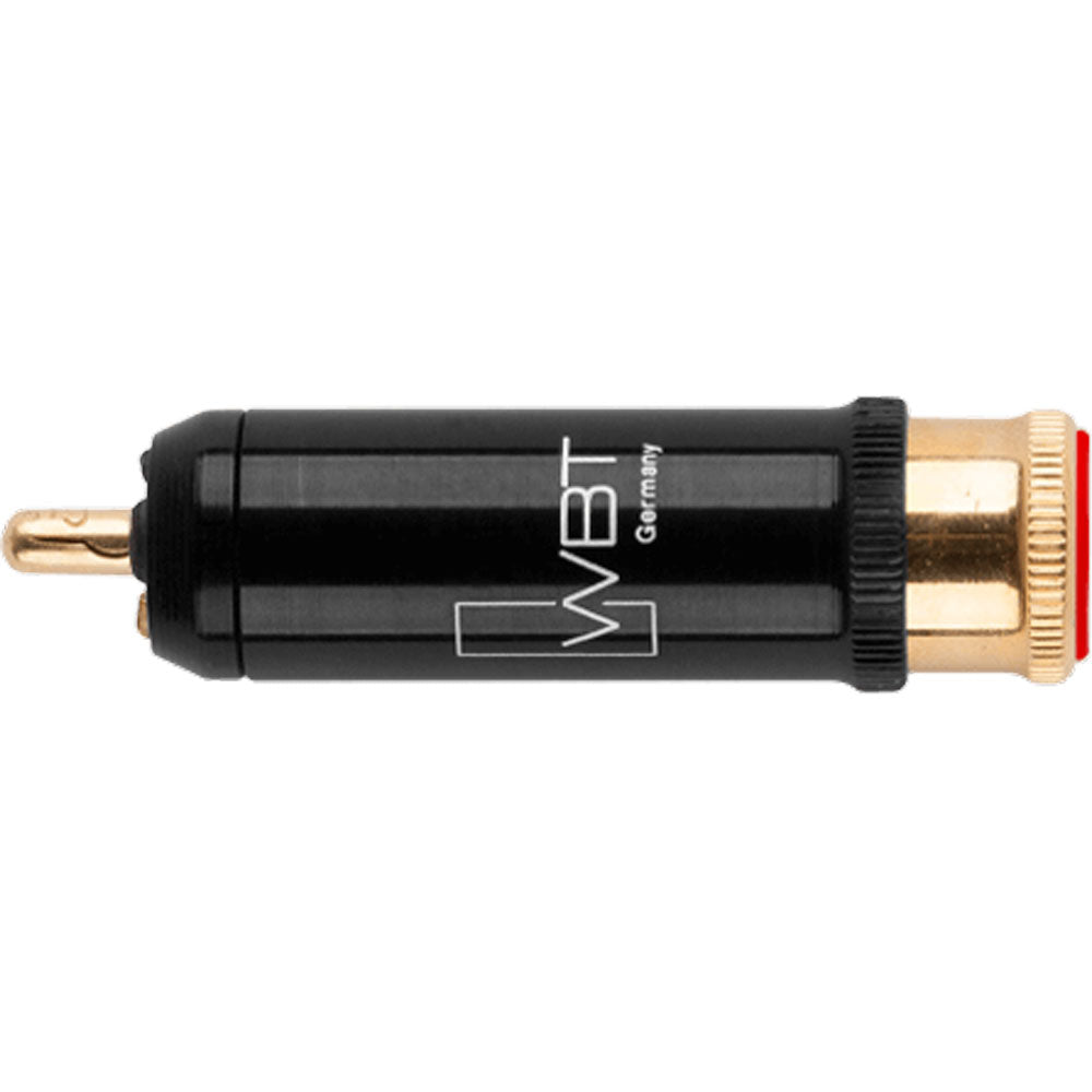 WBT 0110-Cu NextGen Gold Topline Male RCA Connector (Single, Red)