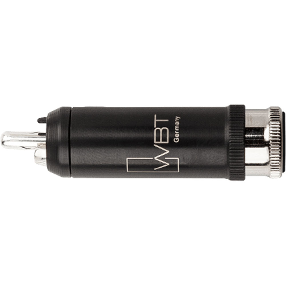 WBT 0114-Ag NextGen Silver Signature Male RCA Connector (Single, Black)