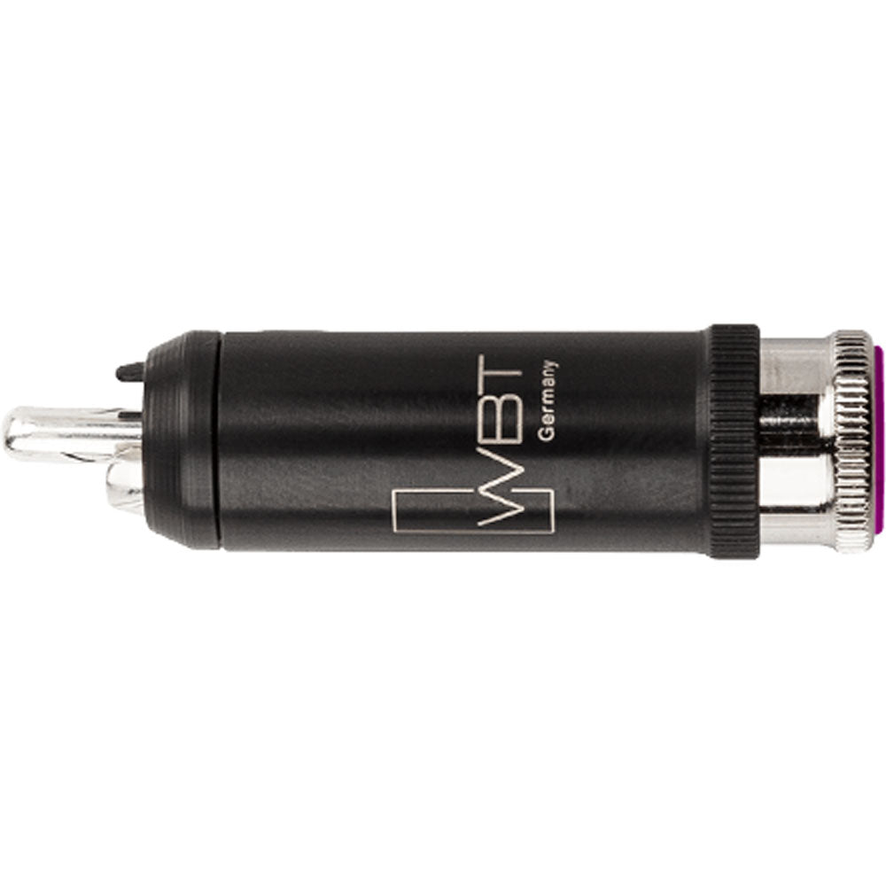 WBT 0114-Ag NextGen Silver Signature Male RCA Connector (Single, Purple)