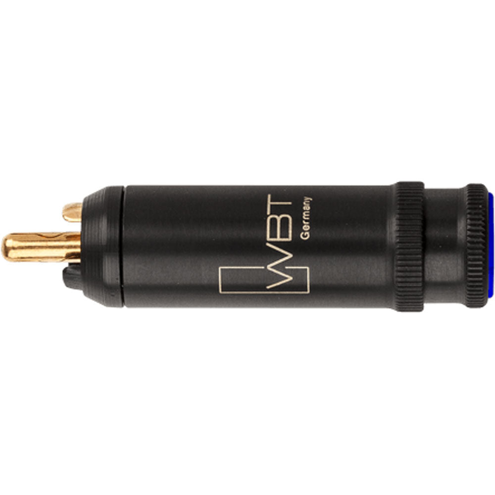 WBT 0114-Cu NextGen Gold Topline Male RCA Connector (Single, Blue)