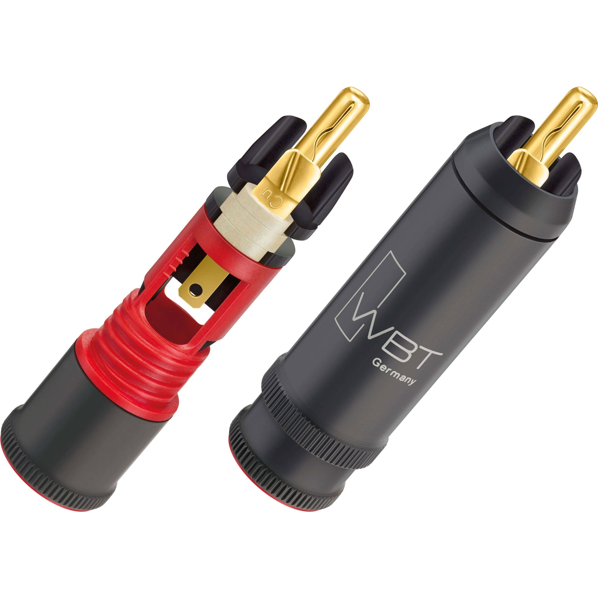 WBT 0114-Cu NextGen Gold Topline Male RCA Connector (Single, Grey)