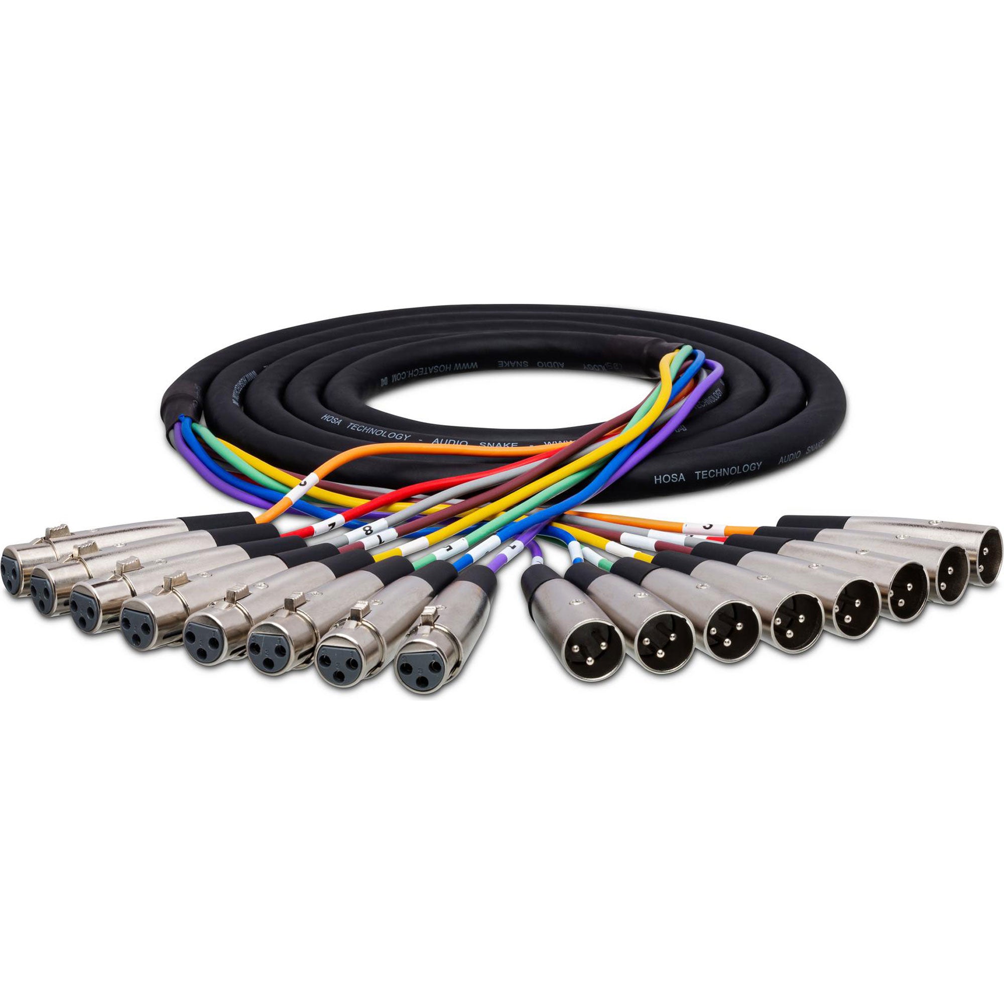 Hosa XLR-805 Balanced Audio Snake (16.4')