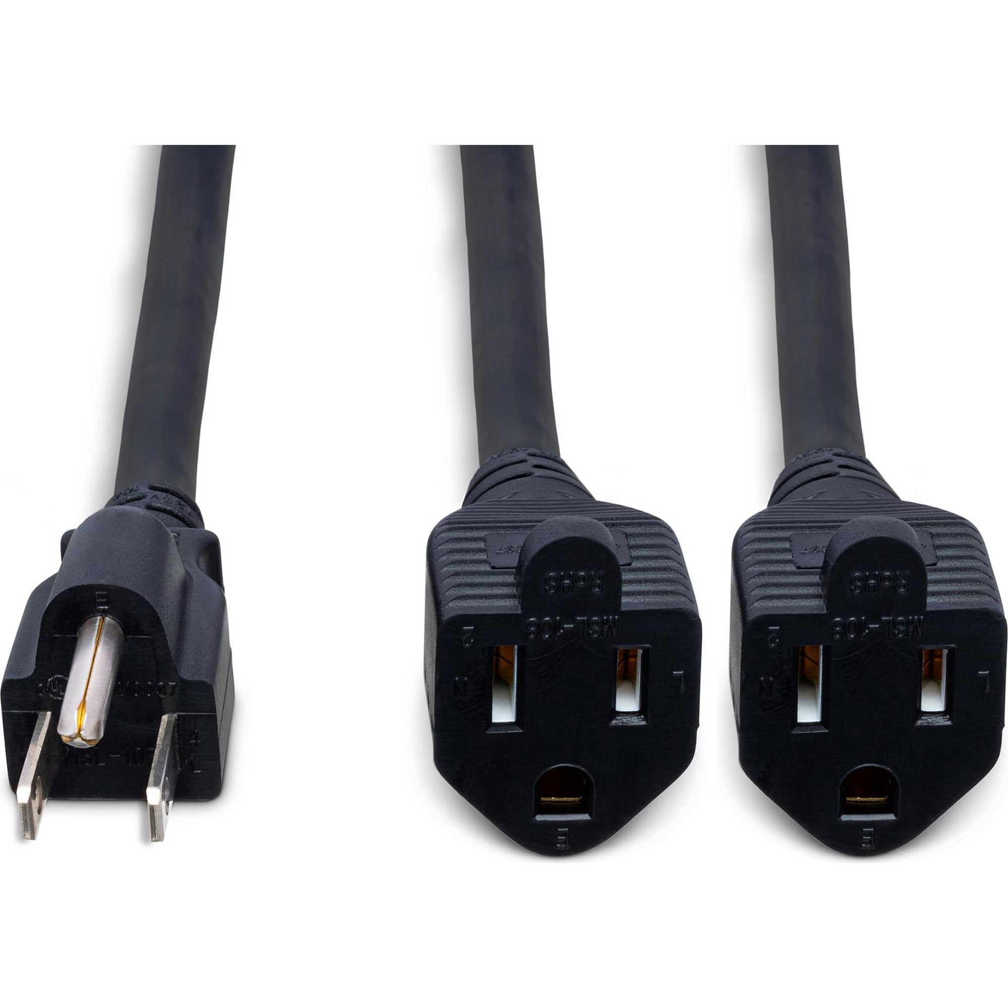 Hosa YAC-407 Power Extension Y Cable (18 AWG)