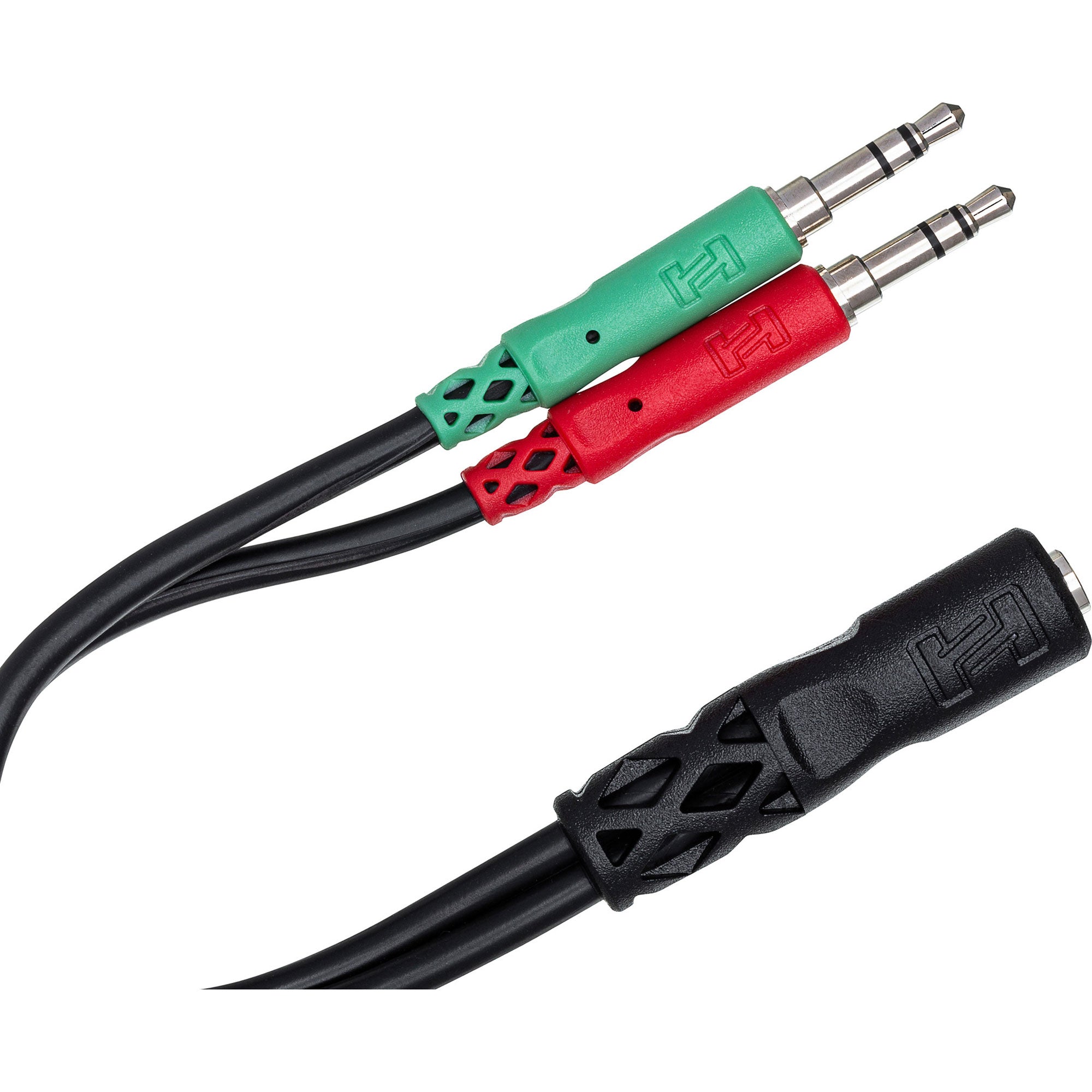 Hosa YMM-107 3.5mm TRRSF to Dual 3.5mm TRS Headset/Mic Breakout Cable