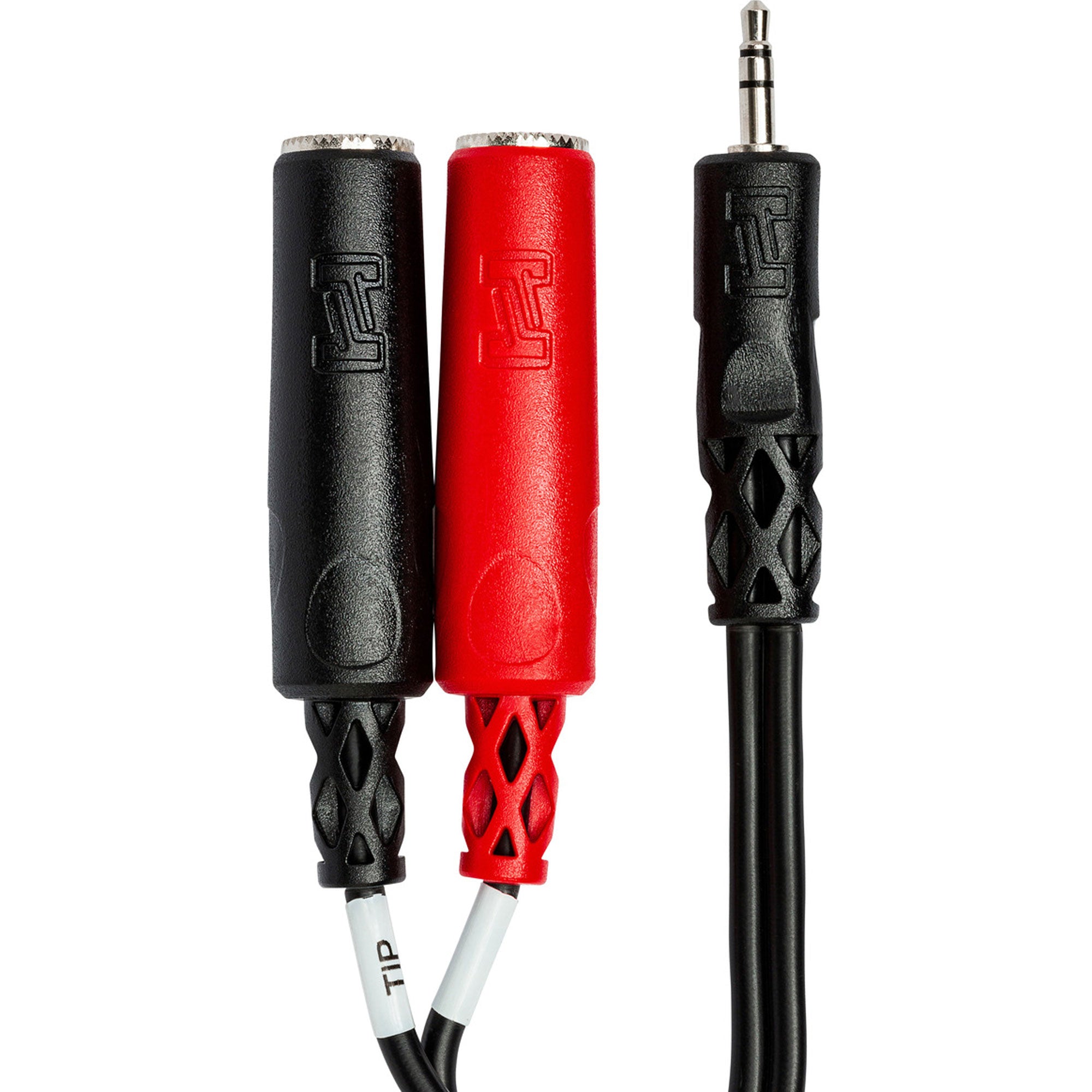 Hosa YMP-137 Male 3.5mm TRS to Dual Female 1/4" TS Stereo Breakout Cable