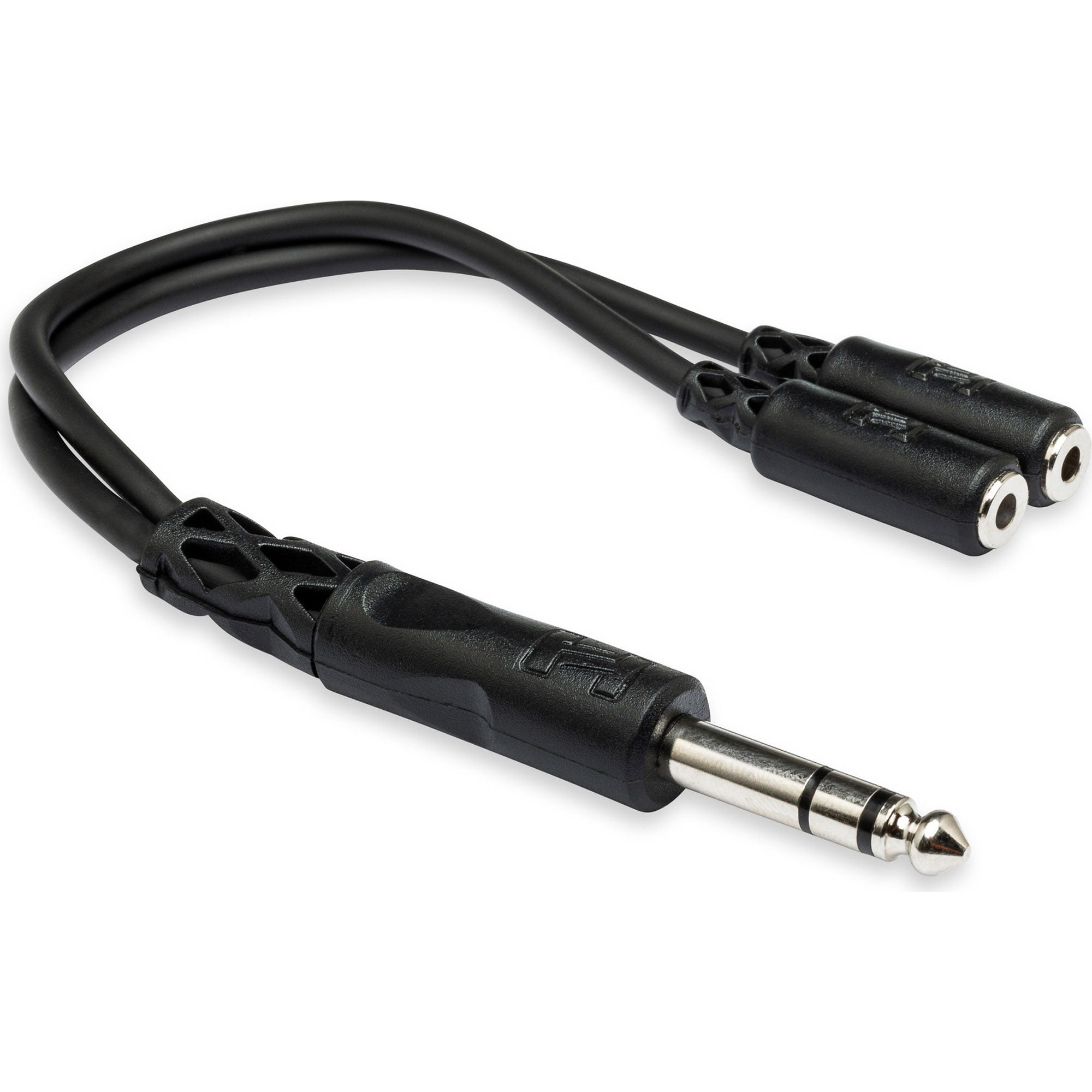 Hosa YMP-234 Male 1/4" TRS to Dual Female 3.5mm TRS Y Cable