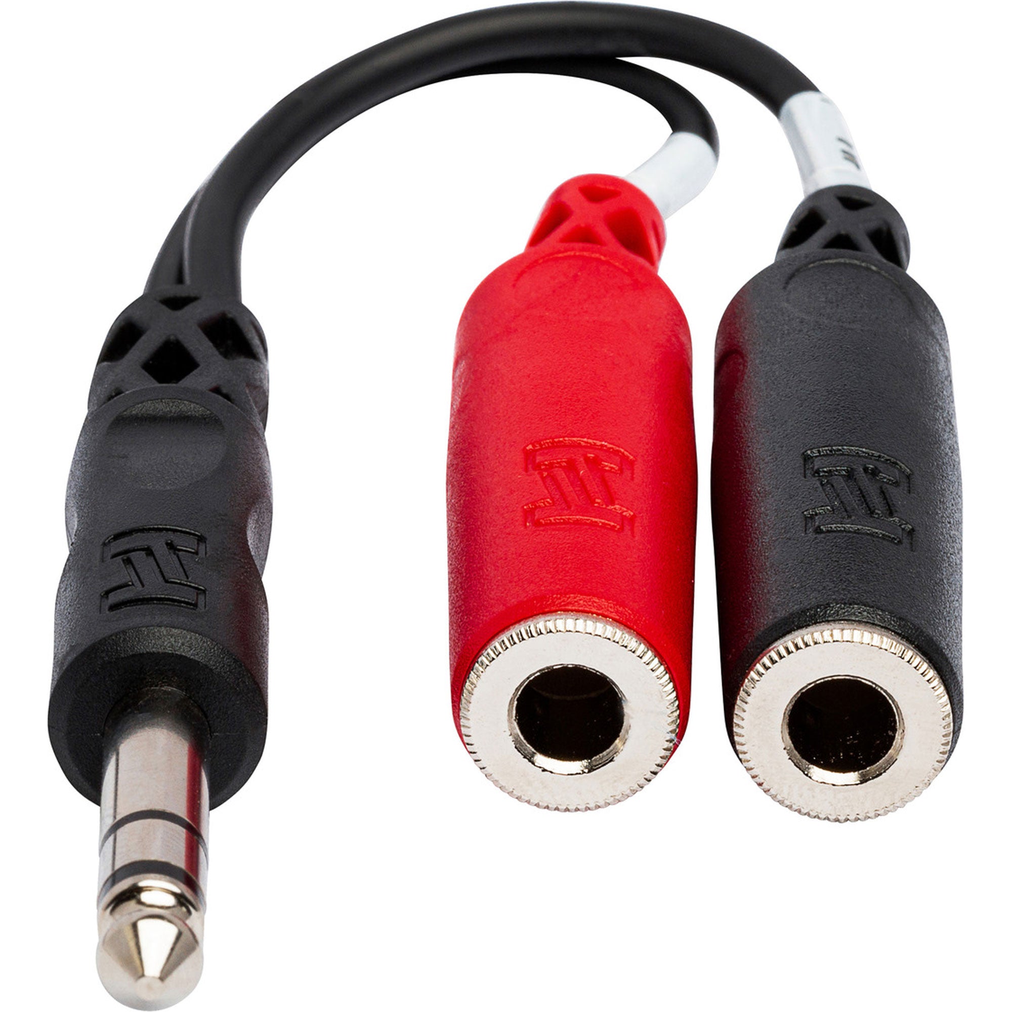 Hosa YPP-117 1/4" TRS Male to Dual 1/4" TS Female Stereo Breakout Cable