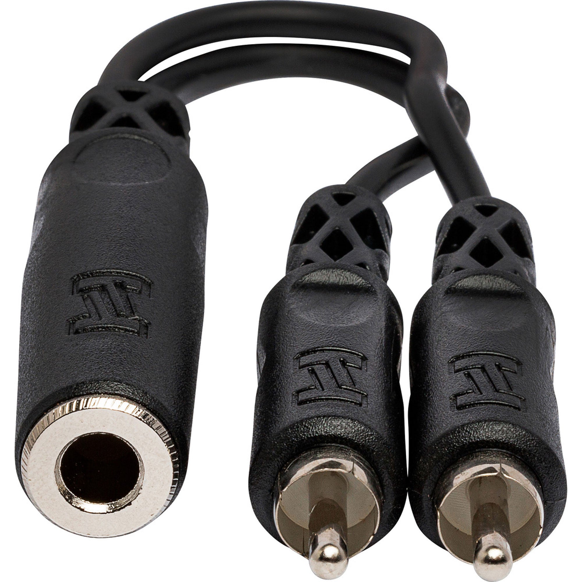 Hosa YPR-131 1/4" TS Female to Dual RCA Male Y Cable