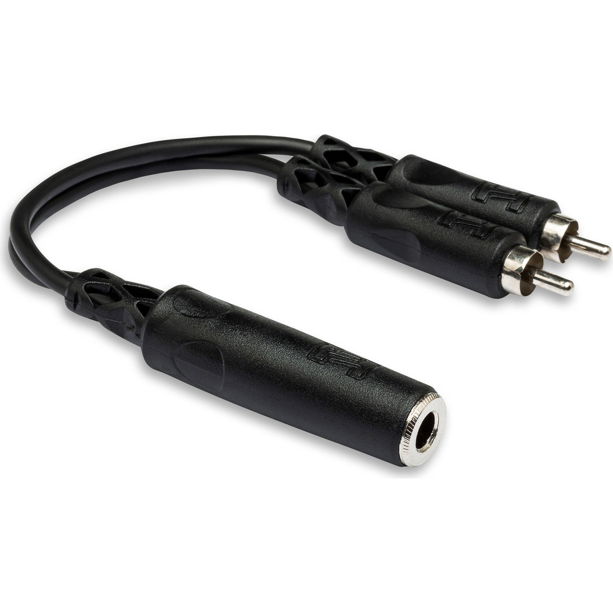 Hosa YPR-131 1/4" TS Female to Dual RCA Male Y Cable