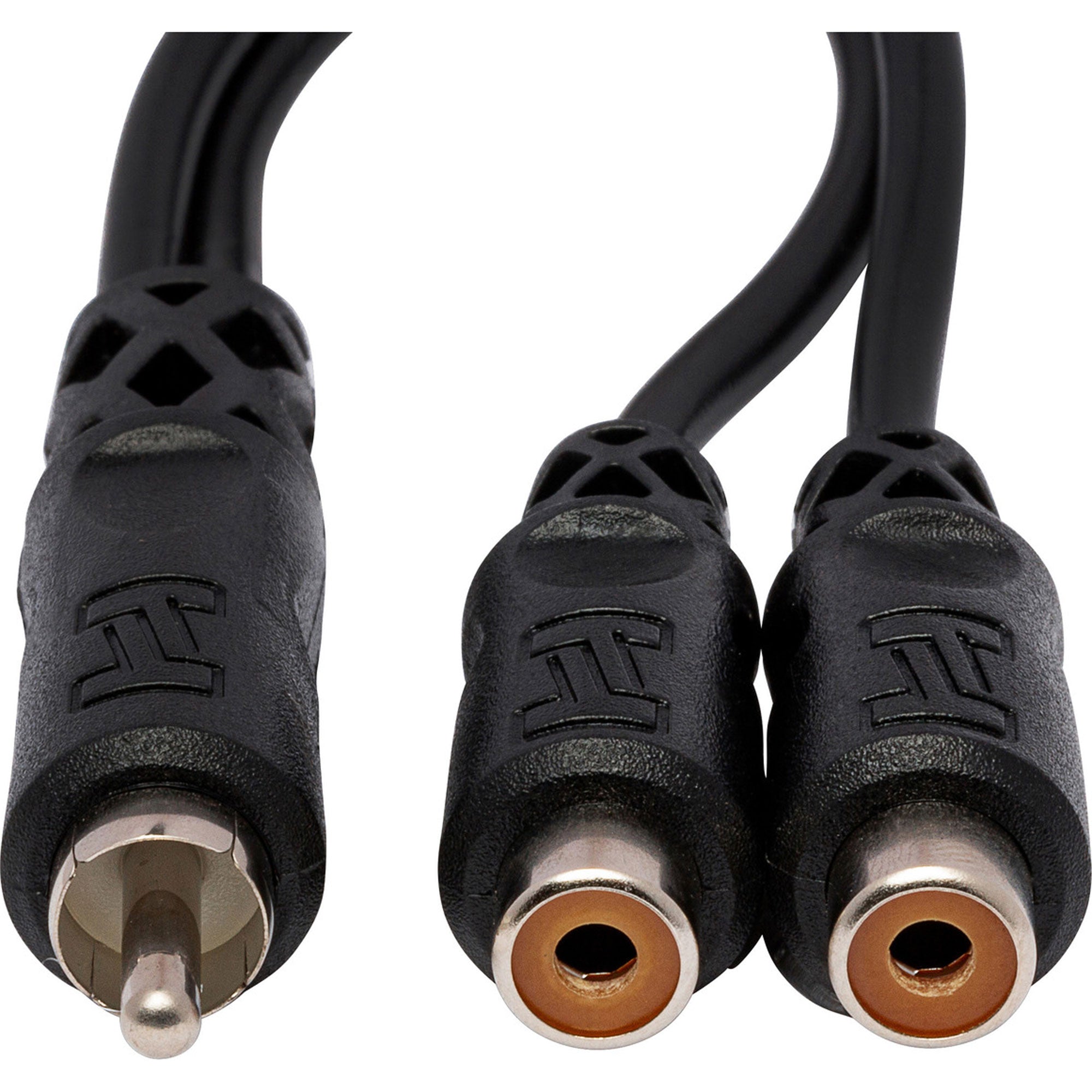 Hosa YRA-104 RCA Male to Dual RCA Female Y-Cable