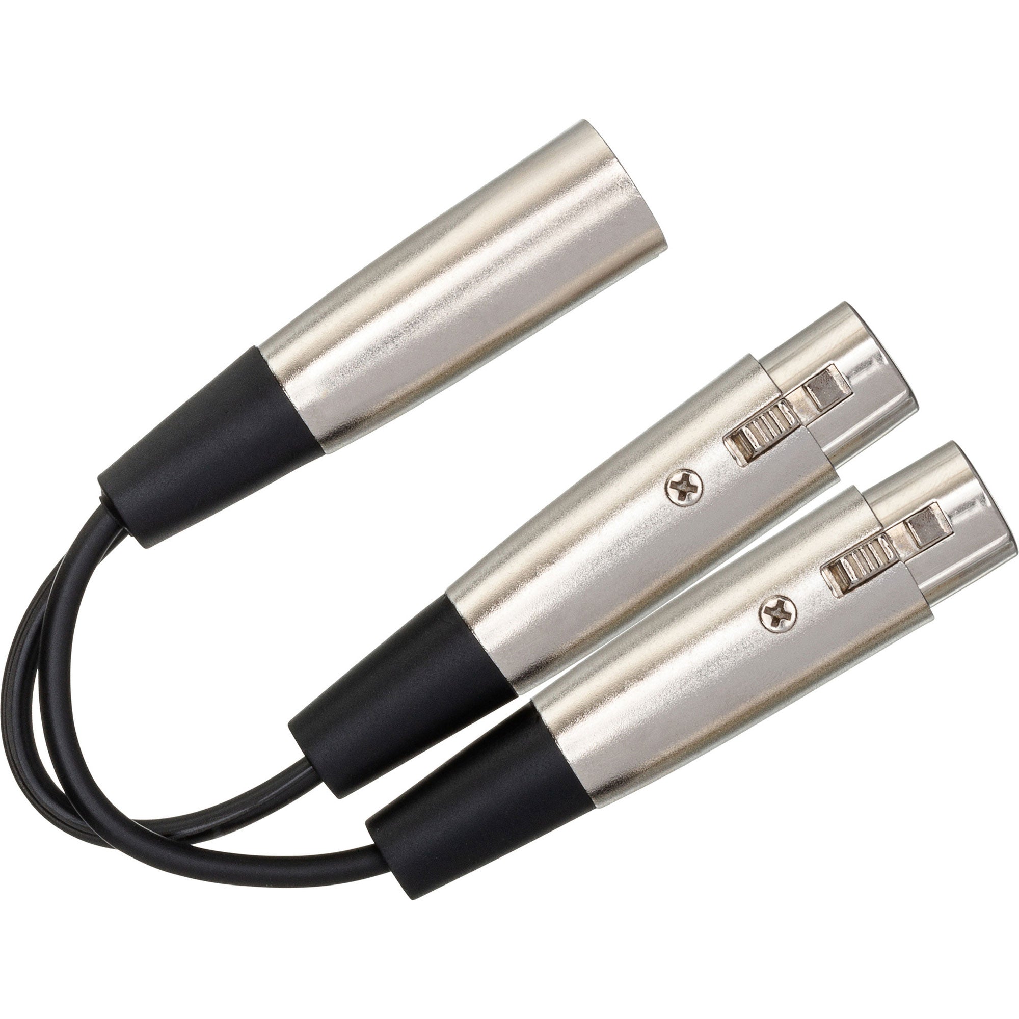 Hosa YXF-101.5 Dual XLR3F to XLR3M Y Cable (18")