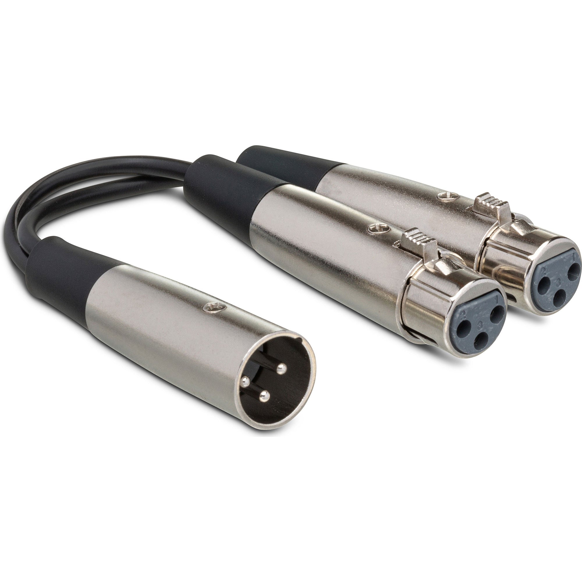 Hosa YXF-101.5 Dual XLR3F to XLR3M Y Cable (18")