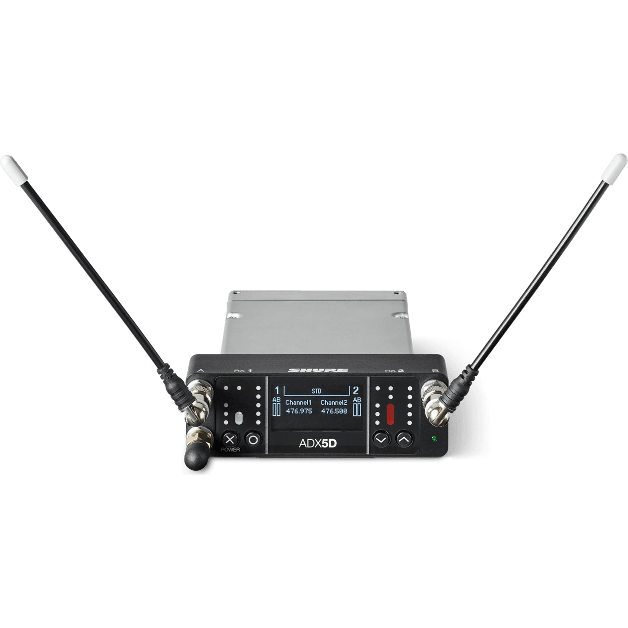 Shure ADX5D Axient Digital Dual-Channel Slot-Mount Wireless Receiver (470-636 MHz)