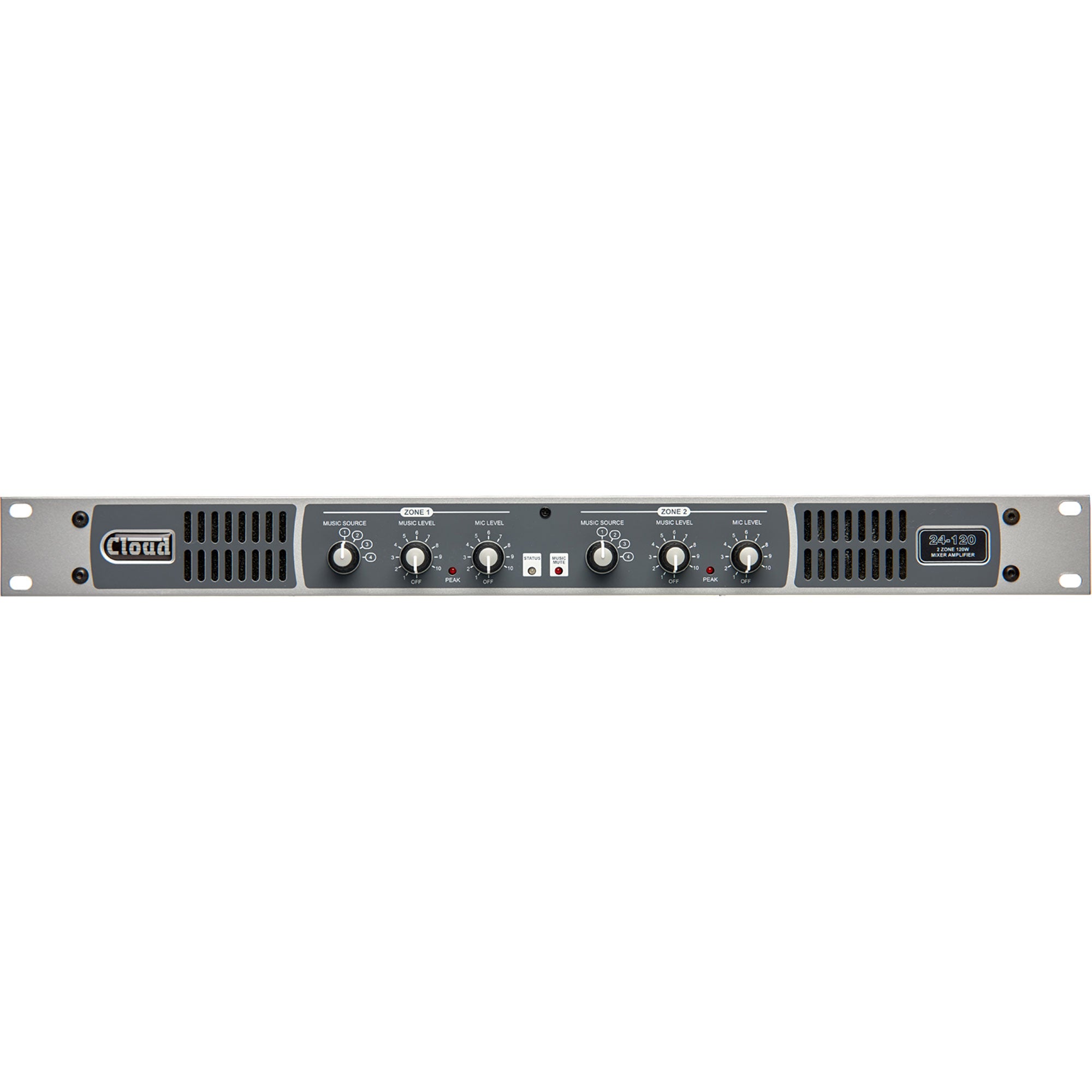 Cloud 24-120 2 Zone Integrated Mixer Amplifier (2 x 120W)