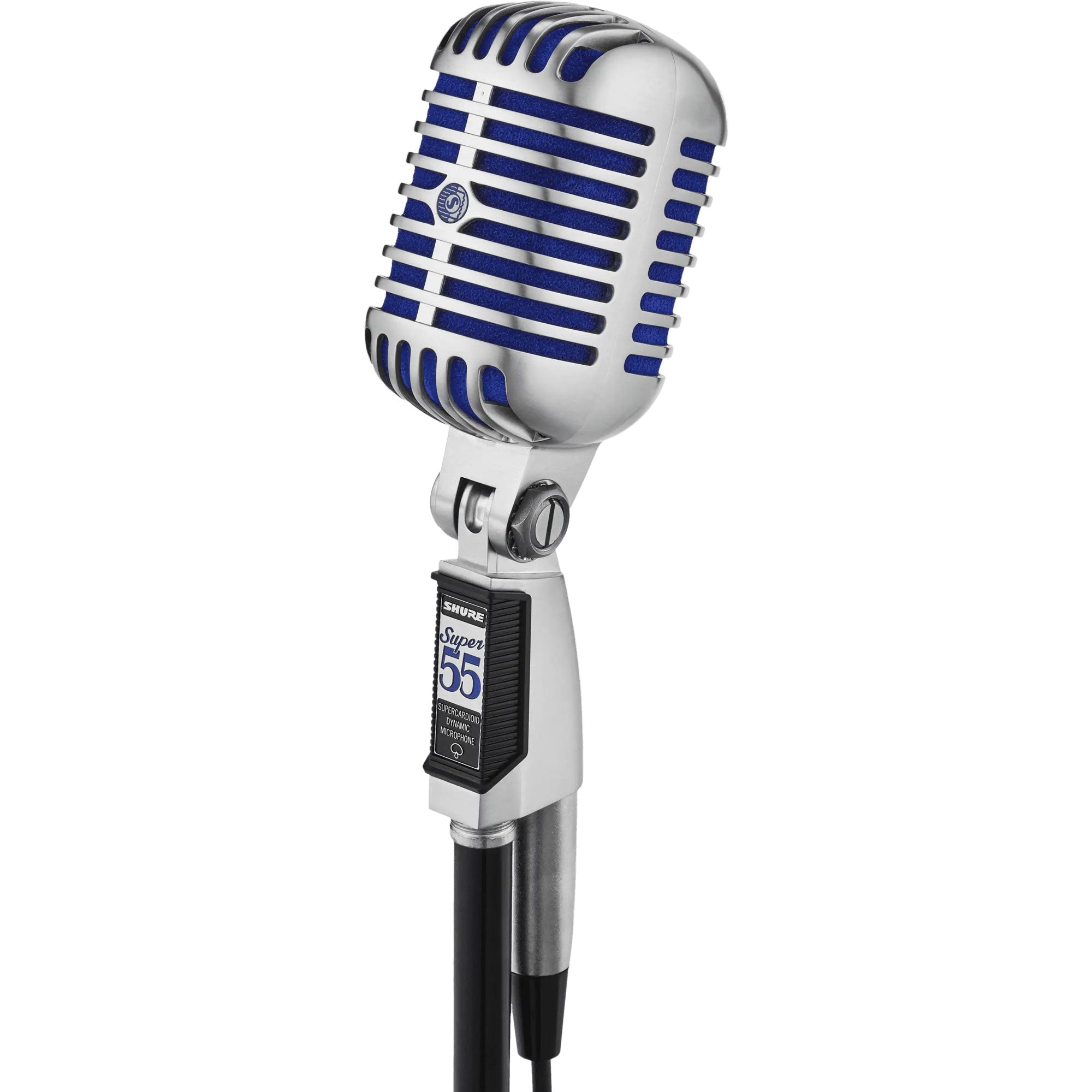 Shure Super 55 Deluxe Supercardioid Dynamic Vocal Microphone with FREE 20' XLR Cable