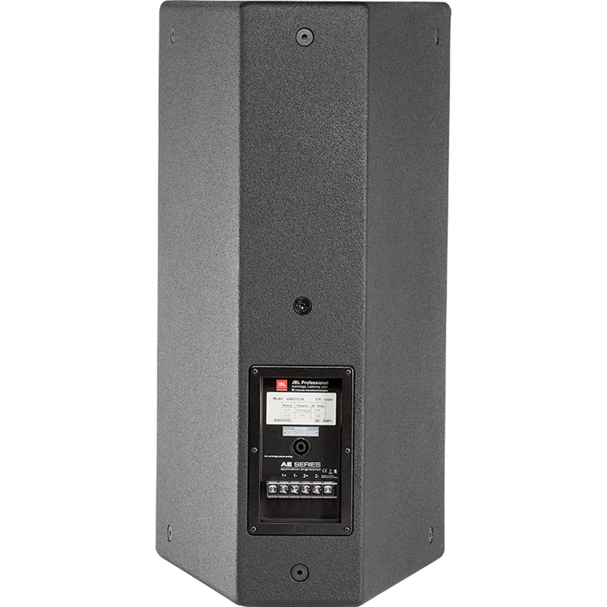 JBL AM5212/00 2-Way Loudspeaker System with 1 x 12" LF; 100 x 100 Coverage (Black)