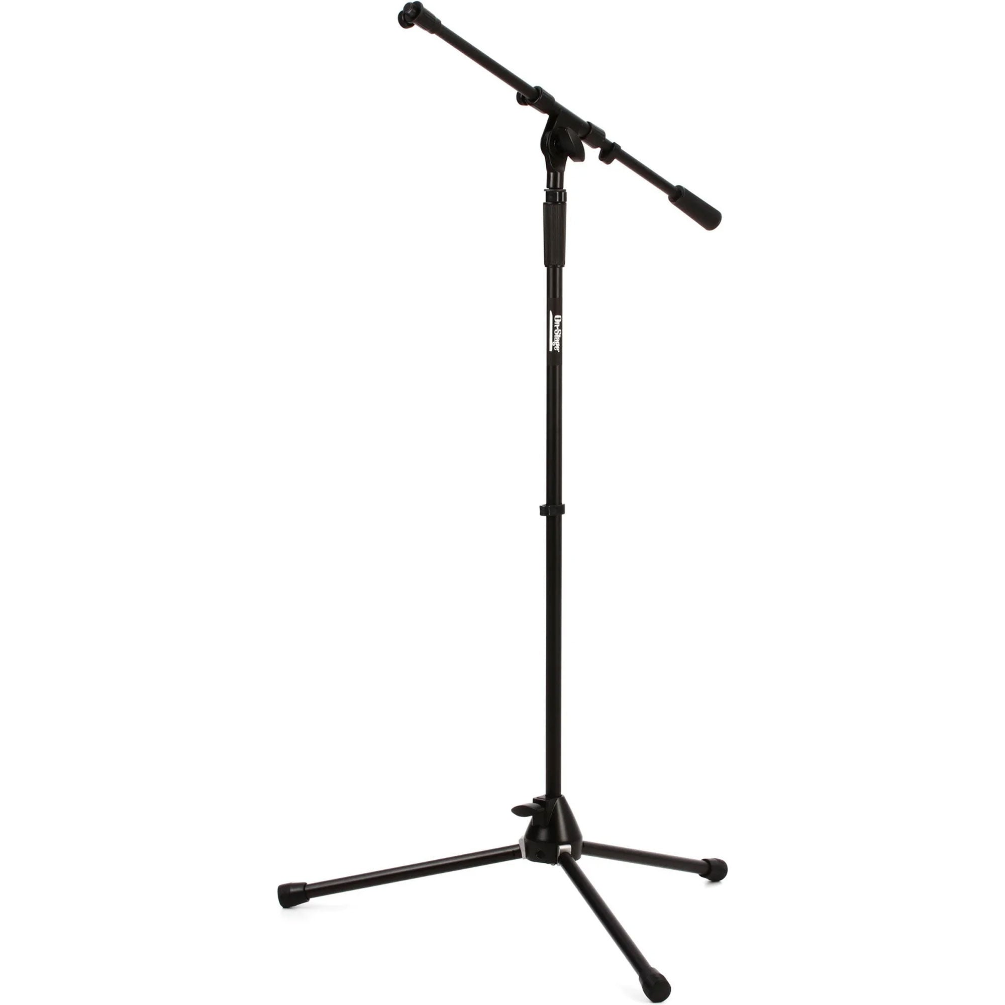 On-Stage MS9701TB+ Heavy-Duty Tele-Boom Microphone Stand (Black)