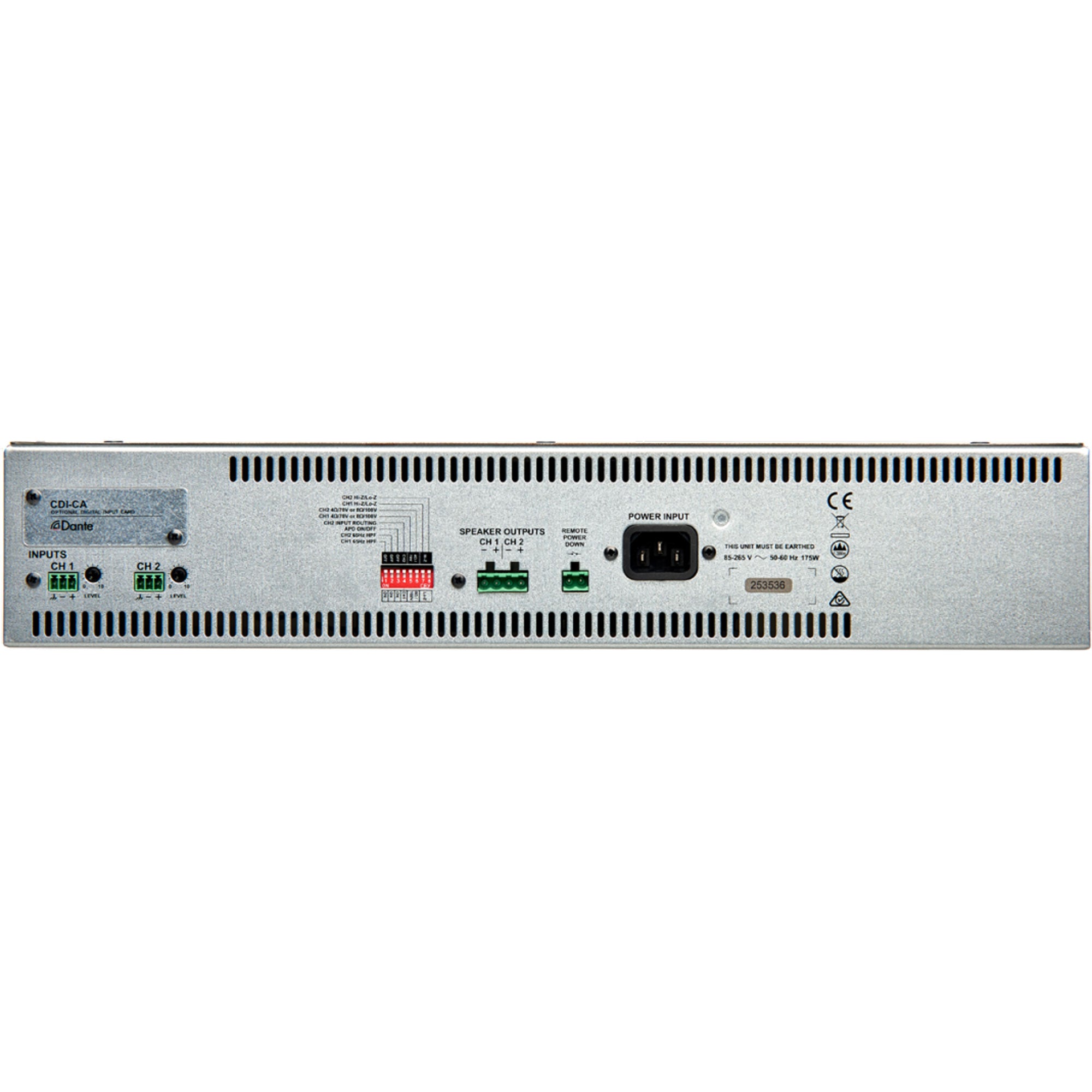 Cloud CA2250 2 Channel Amplifier 250w Per Output Channel