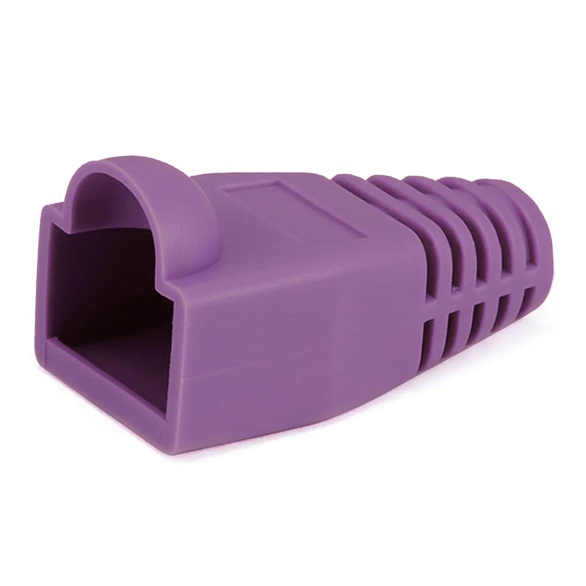 Performance Audio RJ45 CAT5, CAT5e Ethernet Network Strain Relief Boot (6.5mm, Dark Purple, 50 Pack)