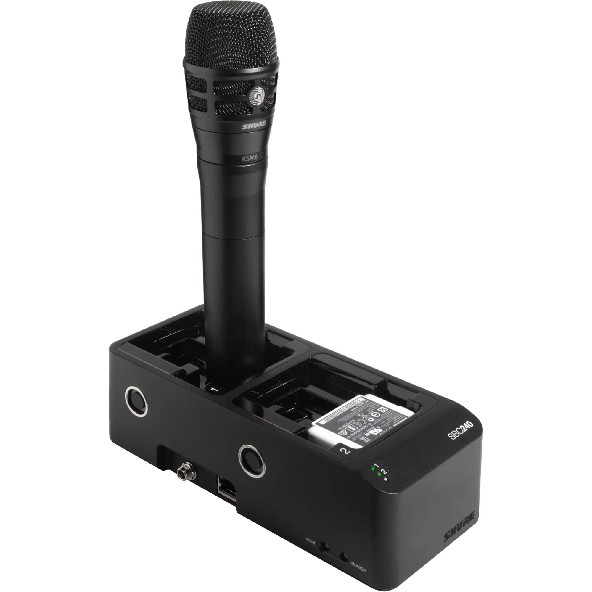 Shure SBC240 Two-Bay, Networked Docking Charger without Power Supply