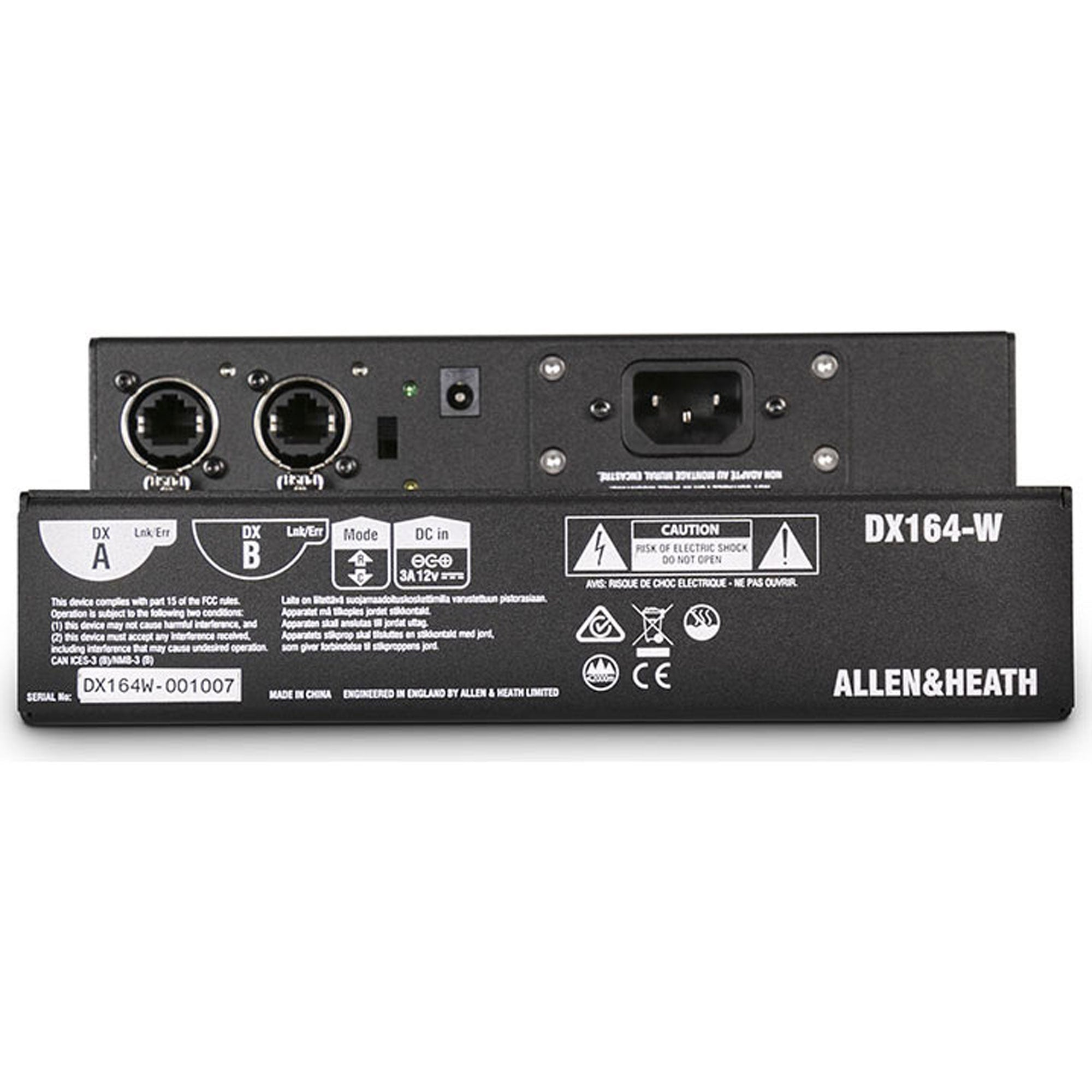 Allen & Heath DX164-W Wall Mount DX Expander with 16-Inputs and 4-Outputs