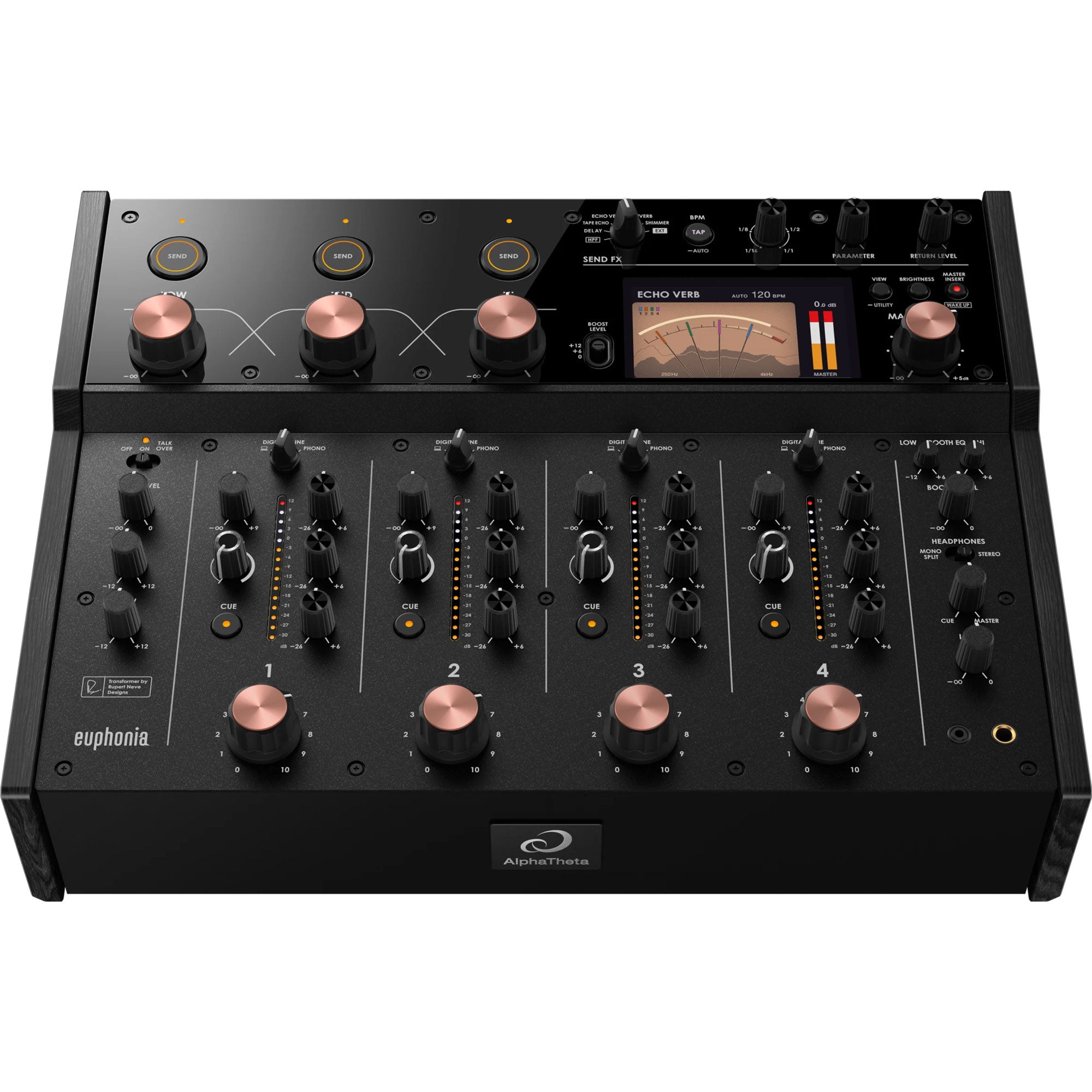 AlphaTheta Euphonia Professional 4-Channel Rotary Mixer