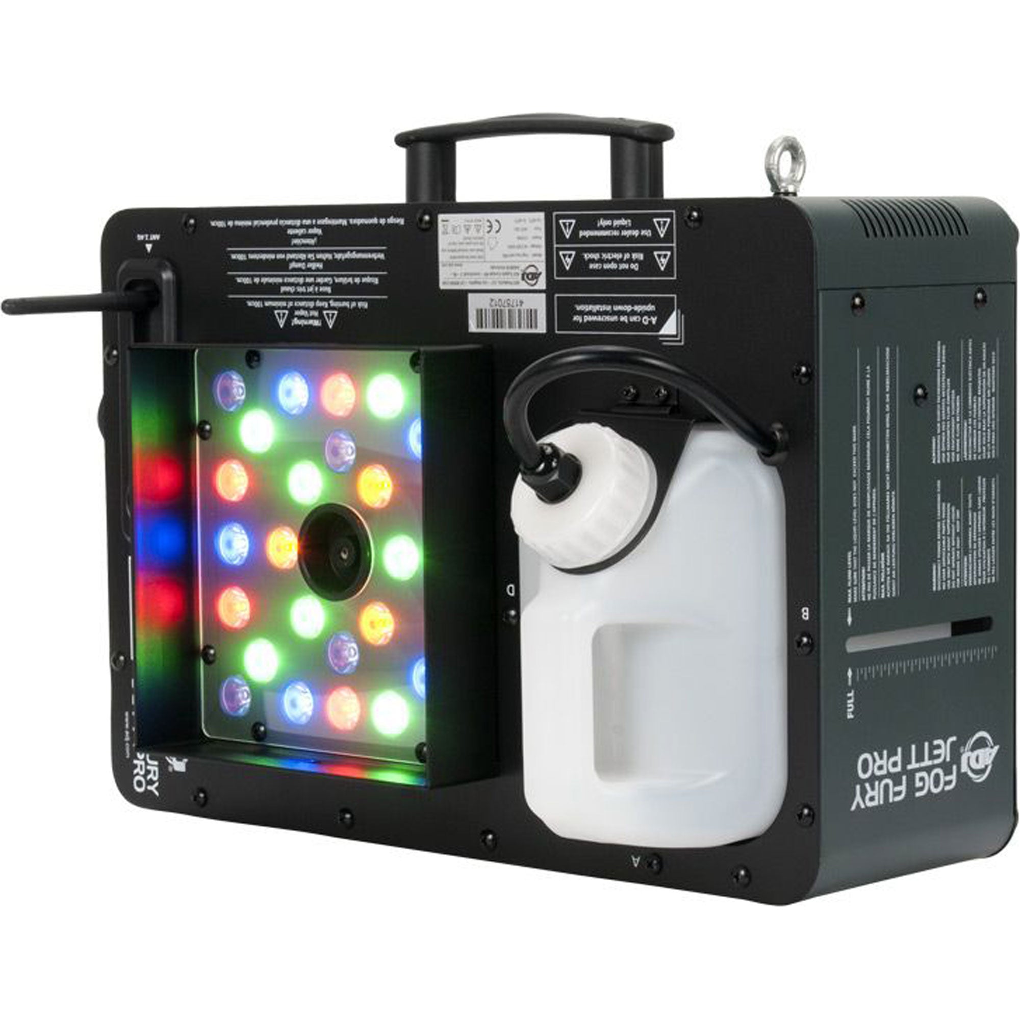 American DJ Fog Fury Jett Pro High Velocity Vertical LED Color Fog Machine with WiFLY Wireless DMX