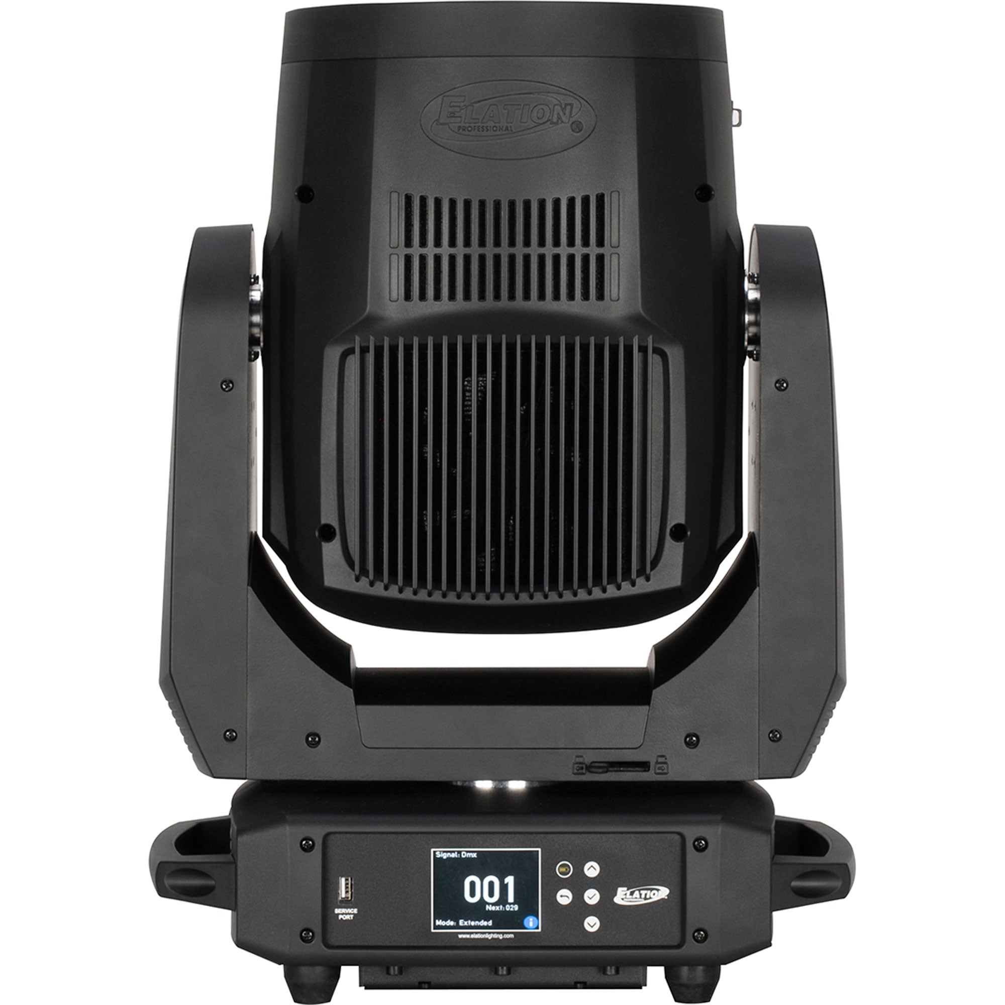 Elation FUZE WASH 500 Moving Head RGBMA LED Wash Light Fixture with Zoom (Black)