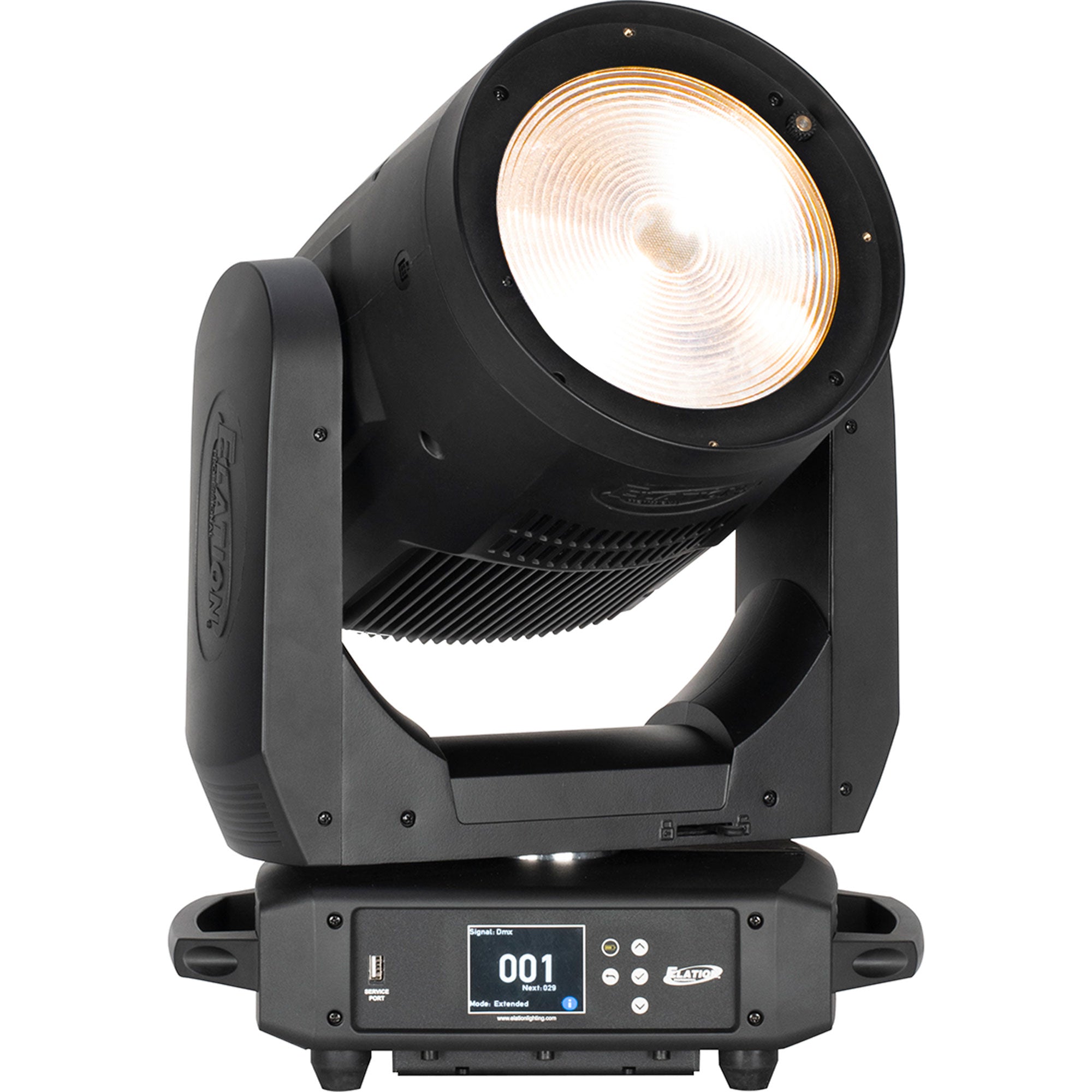 Elation FUZE WASH 500 Moving Head RGBMA LED Wash Light Fixture with Zoom (Black)