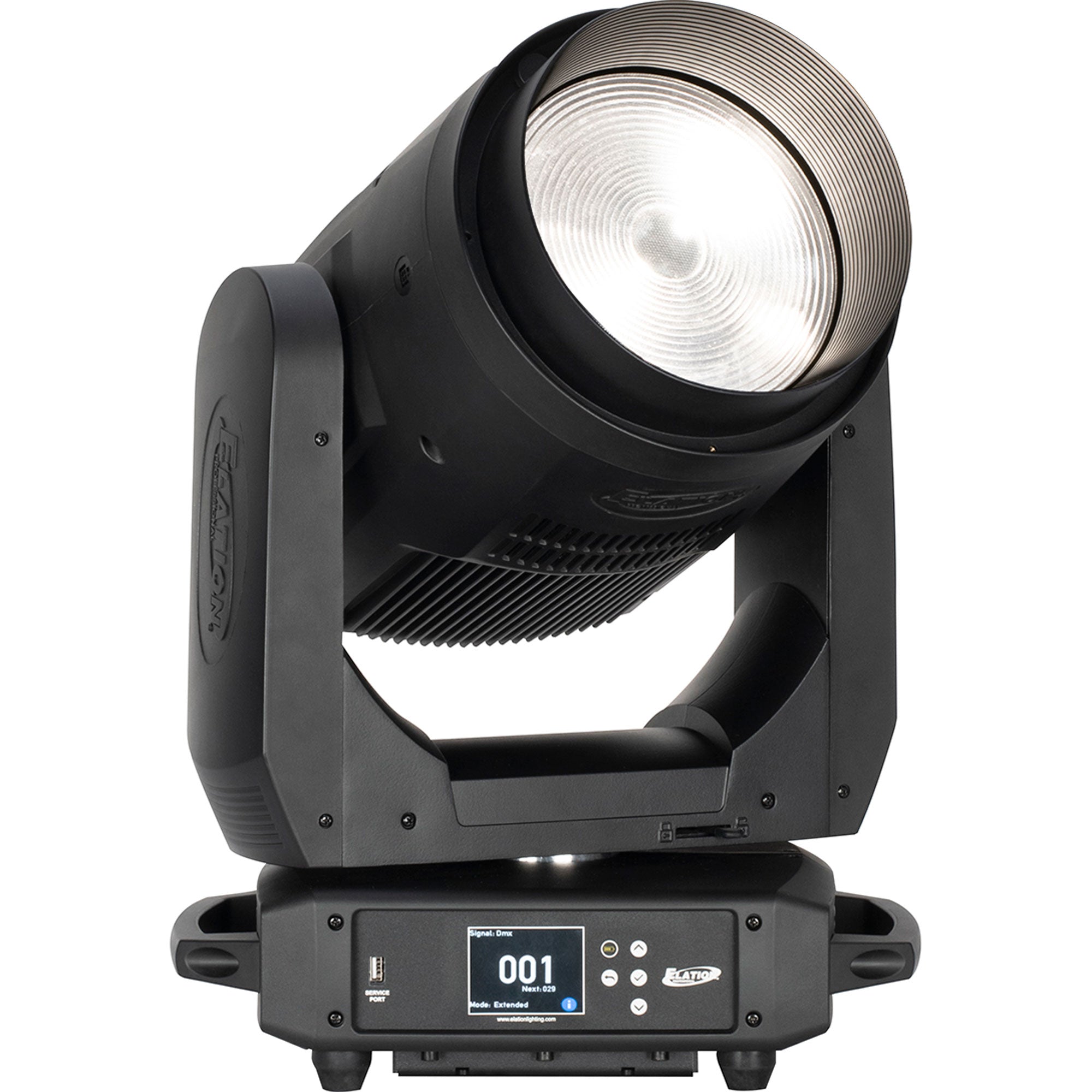 Elation FUZE WASH 500 Moving Head RGBMA LED Wash Light Fixture with Zoom (Black)