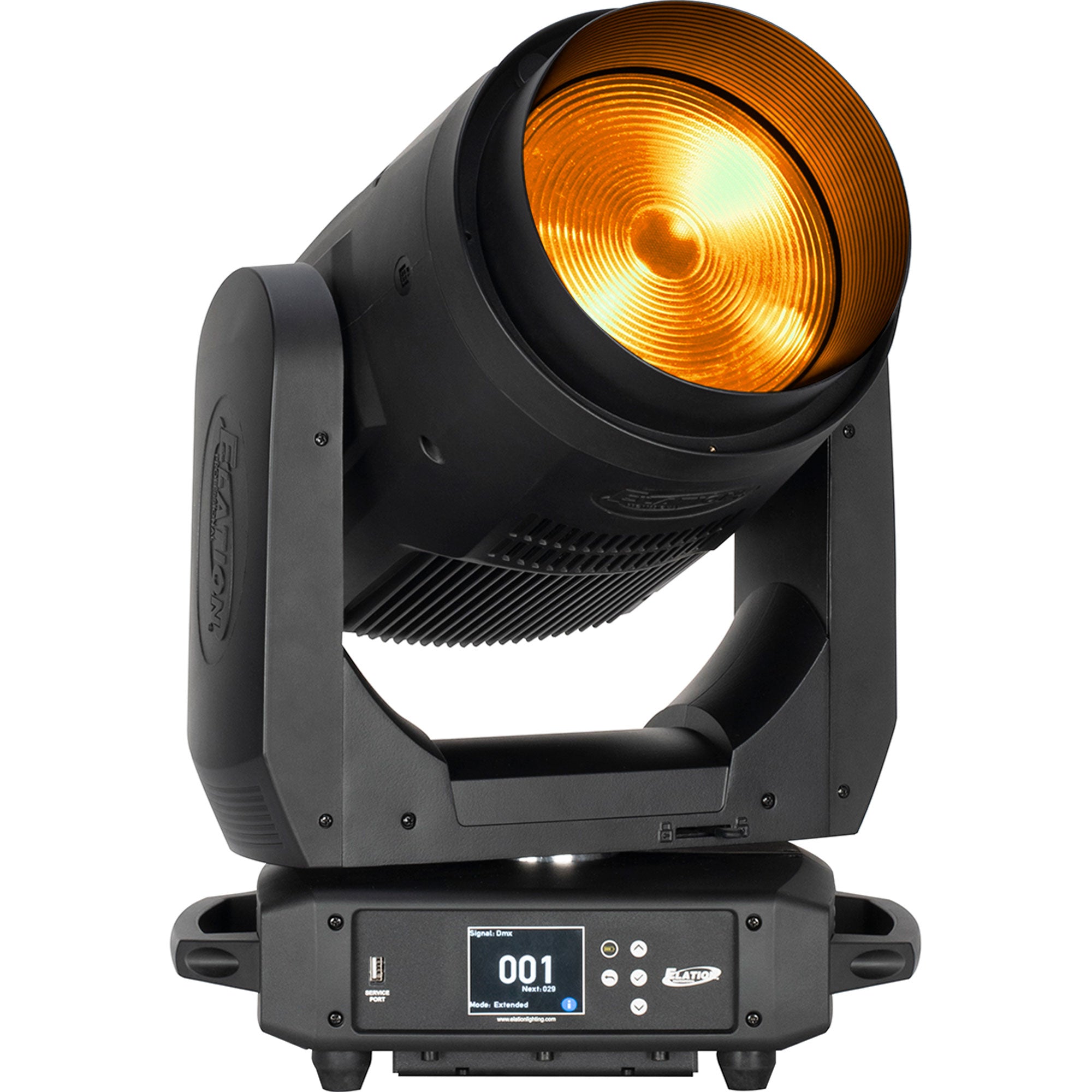 Elation FUZE WASH 500 Moving Head RGBMA LED Wash Light Fixture with Zoom (Black)