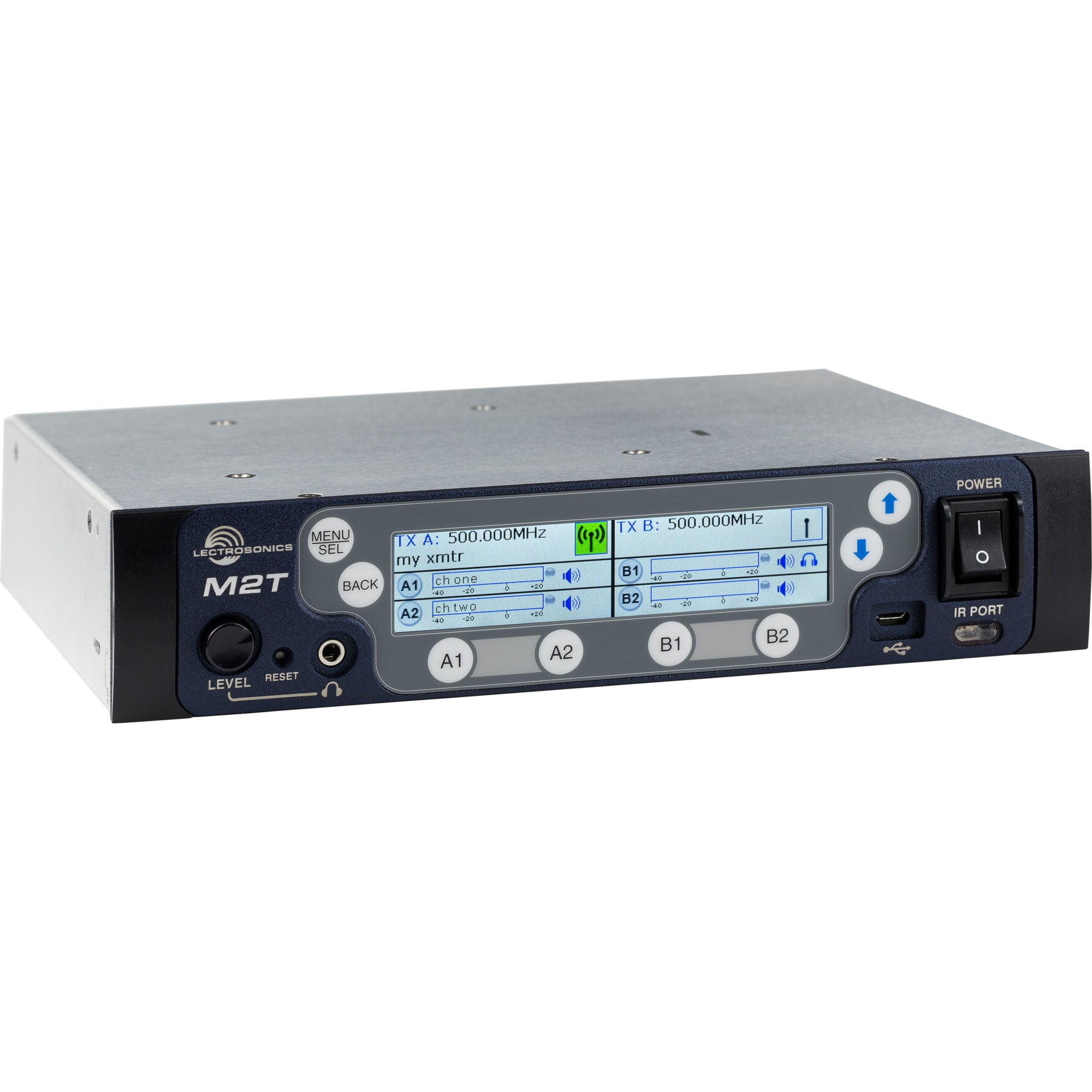 Lectrosonics M2TND Digital IEM/IFB Half-Rack Transmitter without Dante (470 to 608 MHz)