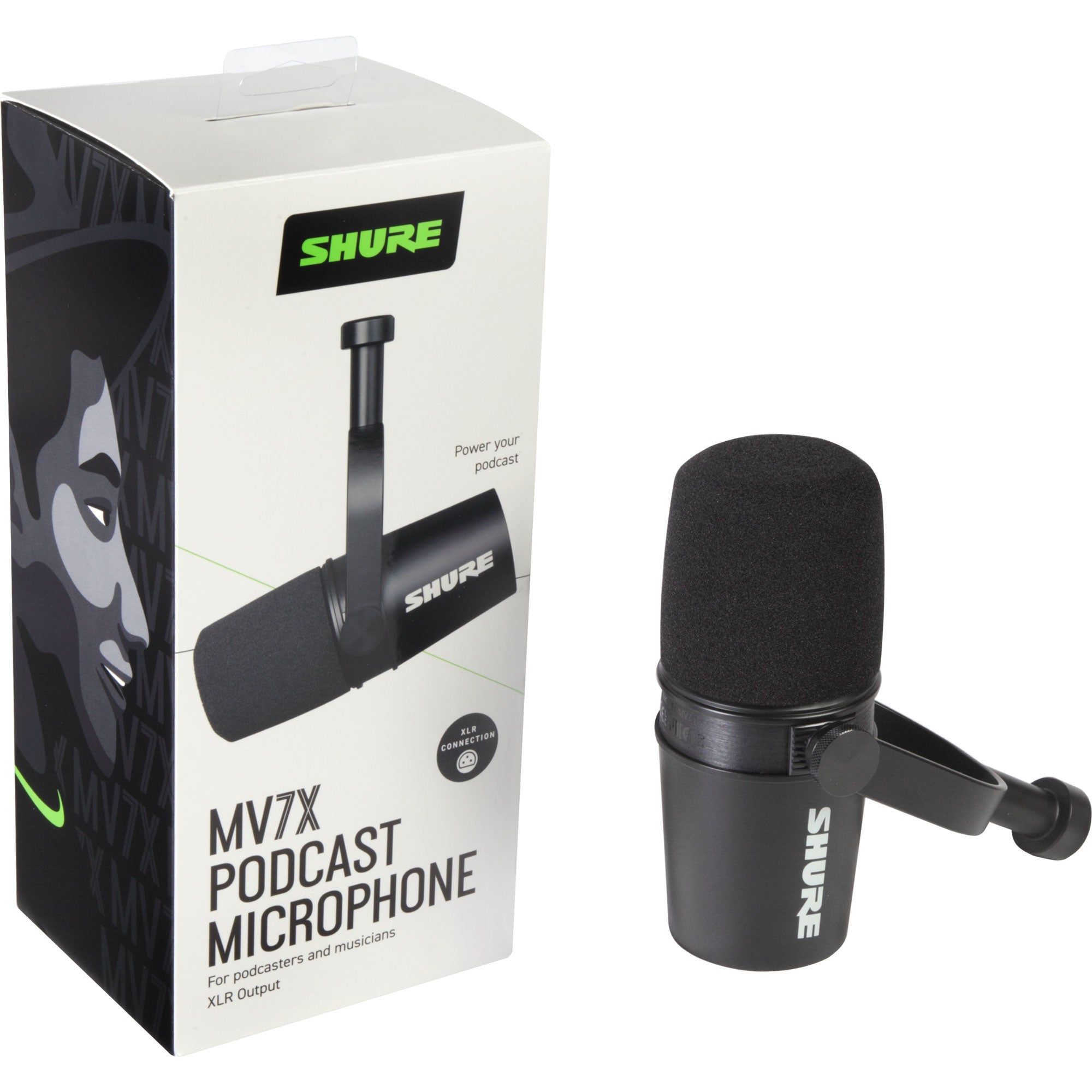 Shure MV7i + MV7X + SRH440A Start-A-Podcast Kit with Two Microphones and Headphones