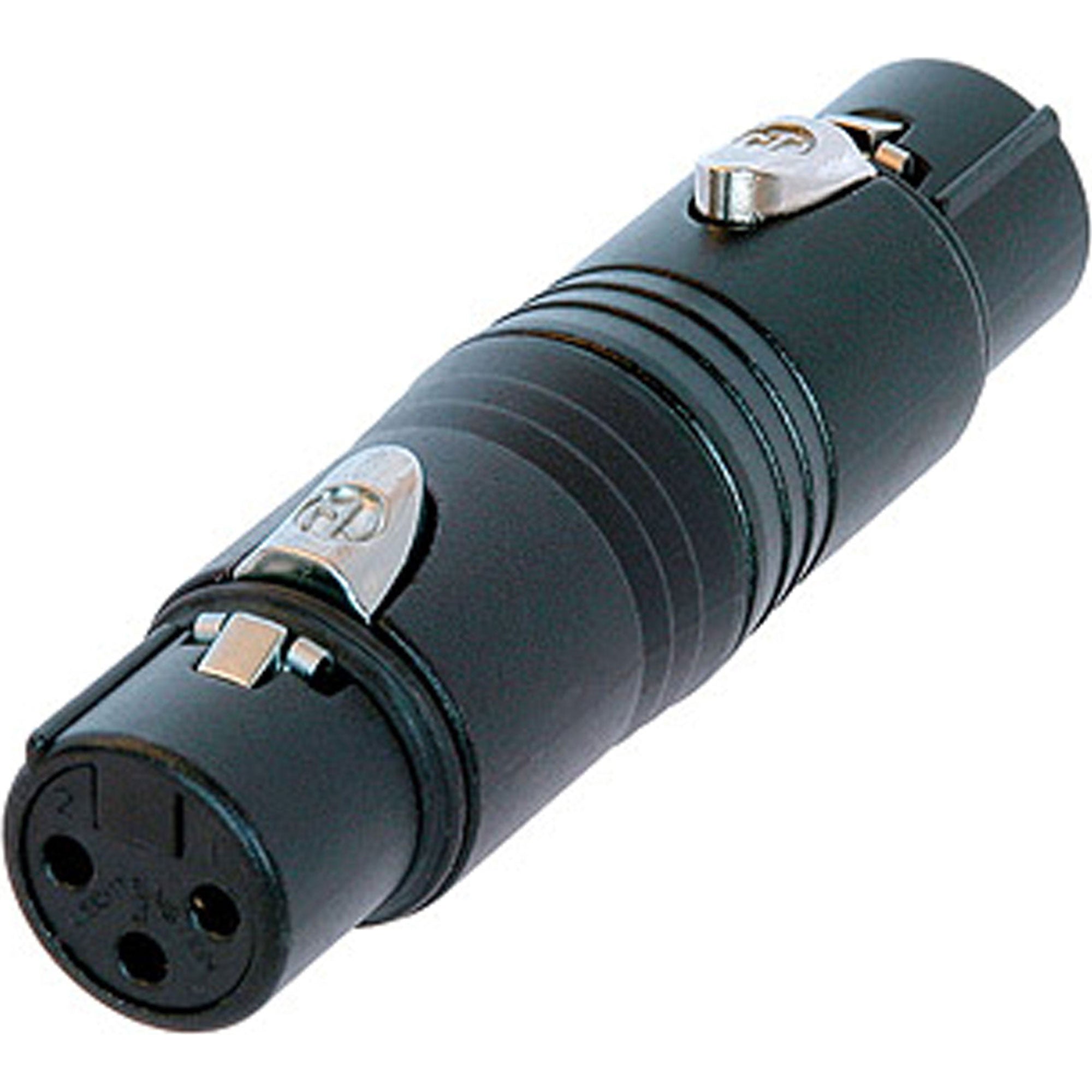 Neutrik NA3FF-B 3-Pin XLR Female to 3-Pin XLR Female Adapter (Black, Box of 25)