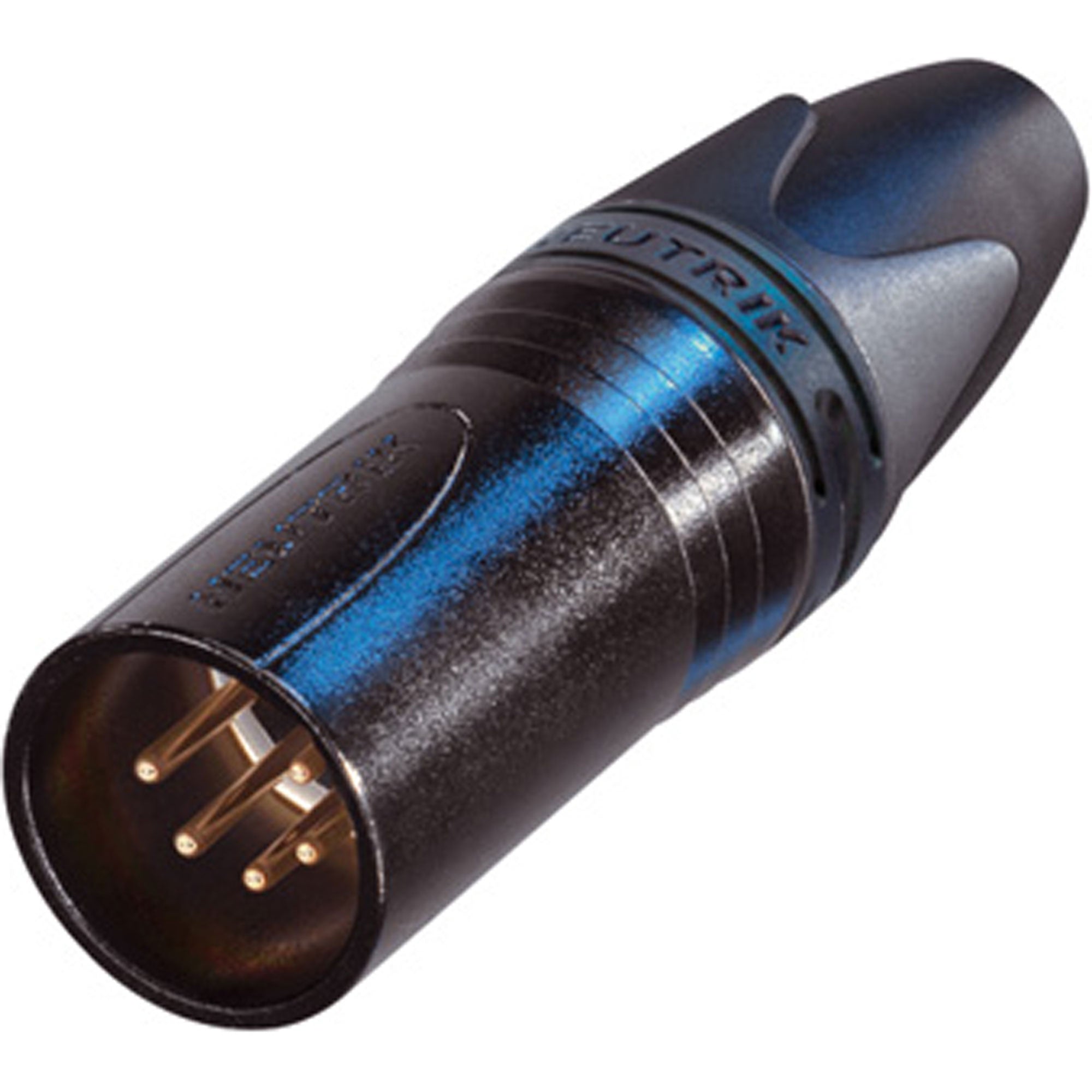 Neutrik XLR Connectors 5-Pin Male and Female Set XX Series (Black/Gold)