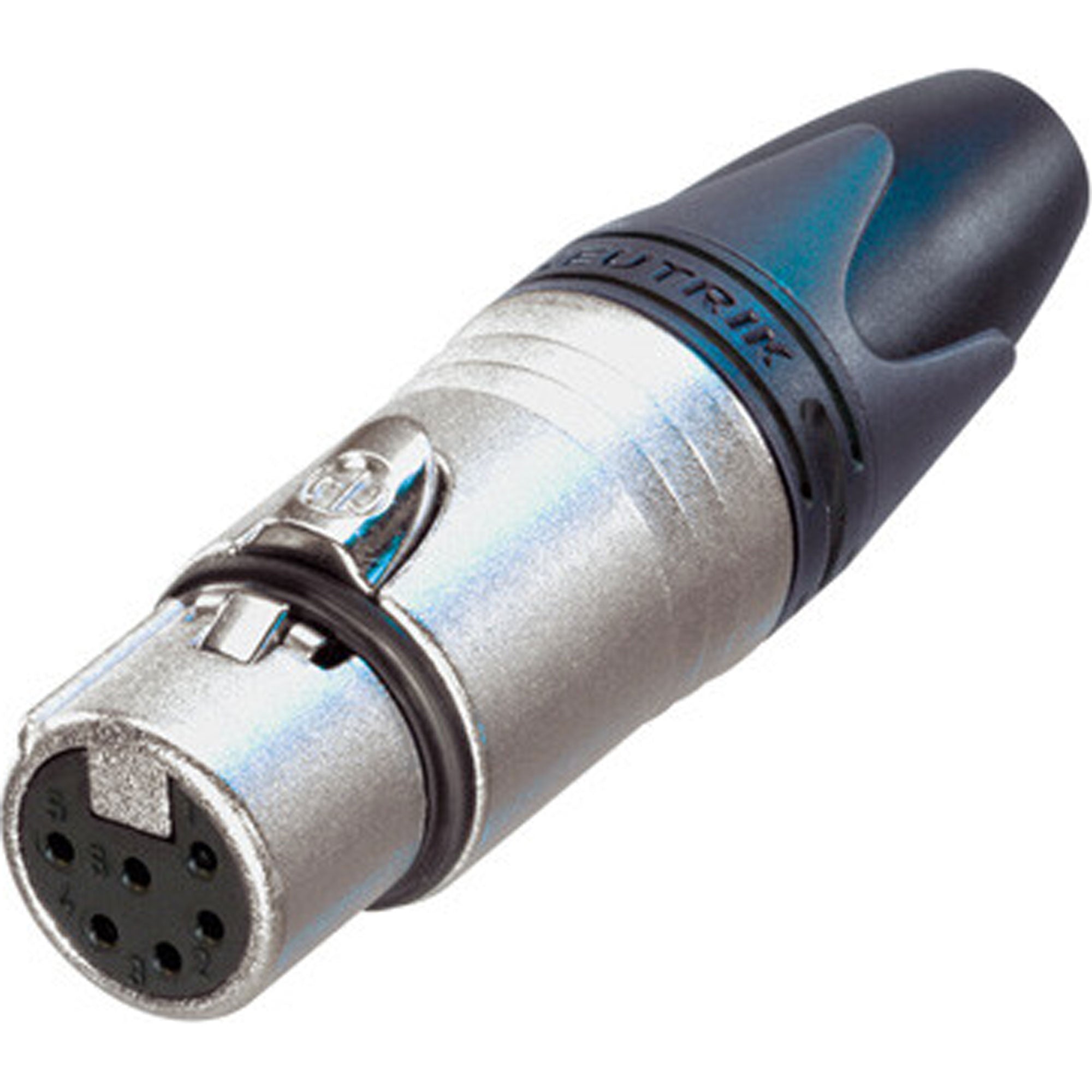 Neutrik NC6FXX Female 6-Pin XLR Cable Connector (Nickel/Silver, Box of 25)