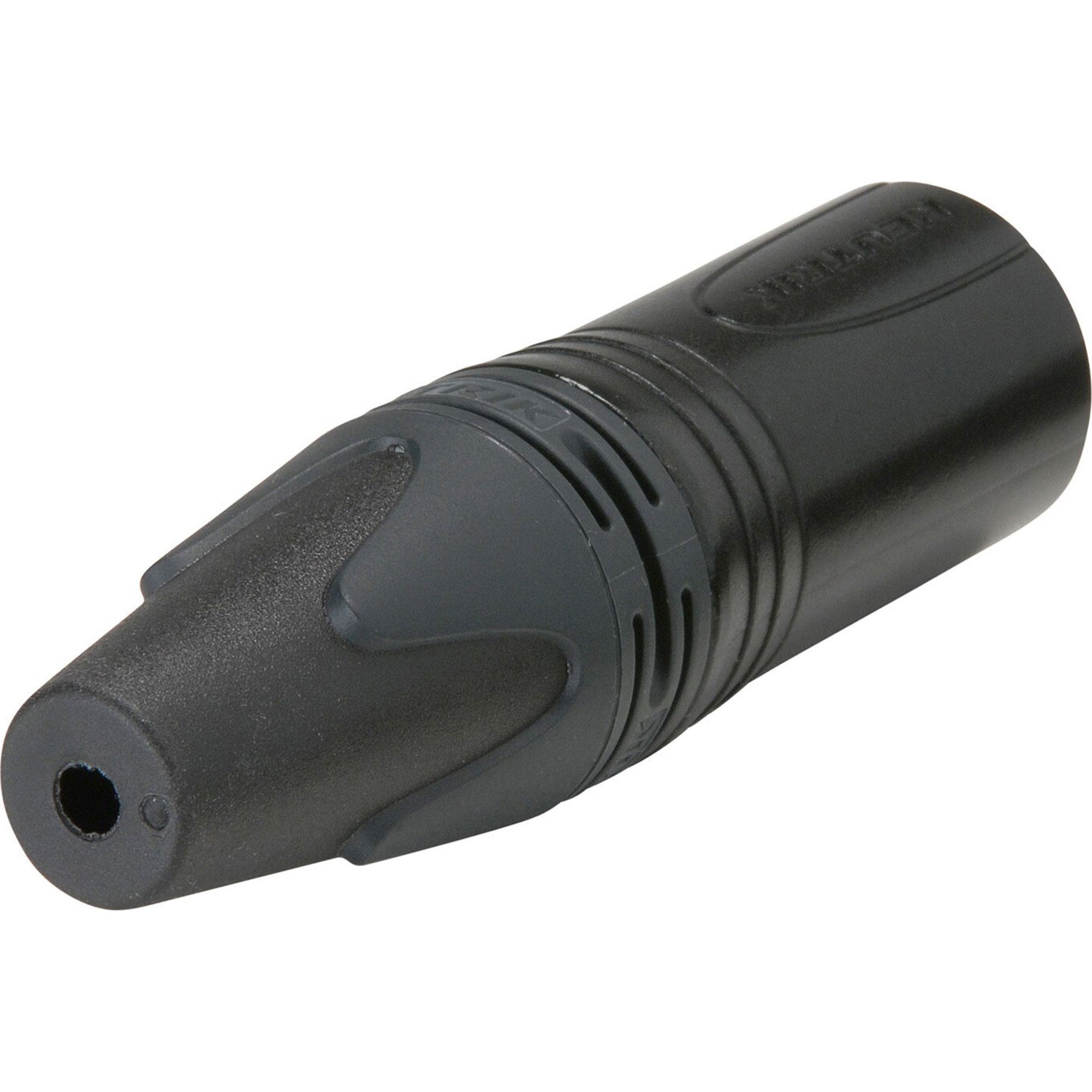 Neutrik NC6MXX-B Male 6-Pin XLR Cable Connector (Black/Gold)