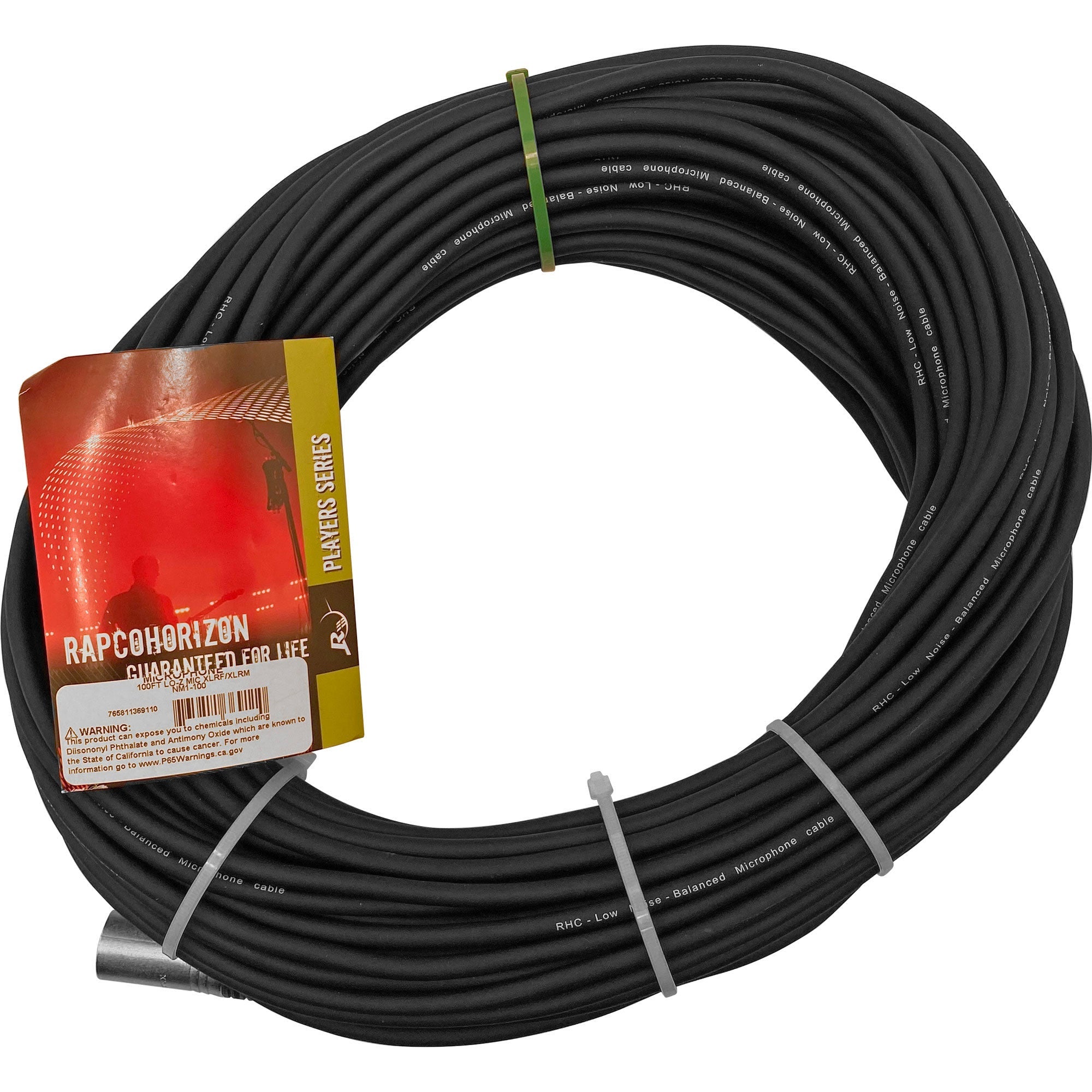 RapcoHorizon NM1-75 Microphone Cable with Neutrik XLR Connectors (75')