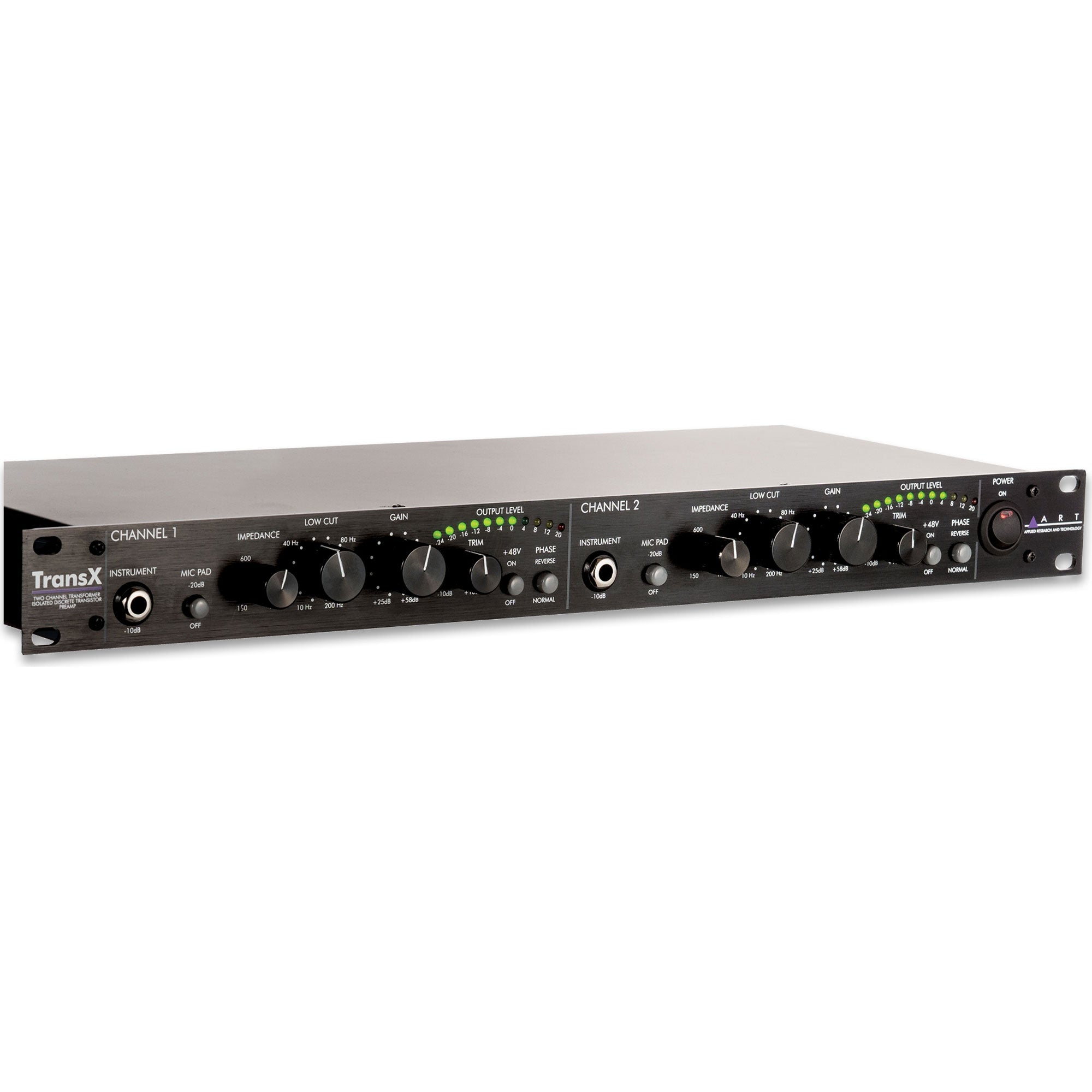 ART TransX Two-Channel Microphone Preamp