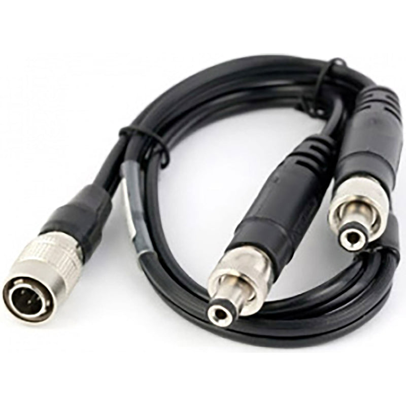 Lectrosonics PS2200A 12" Power Cable Hirose4 to Dual LZR