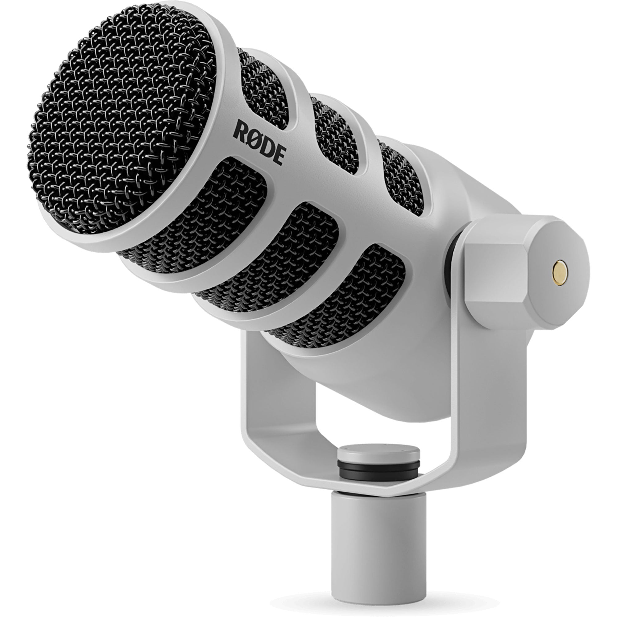 Rode PodMic Dynamic Podcasting & Broadcasting Microphone (White)