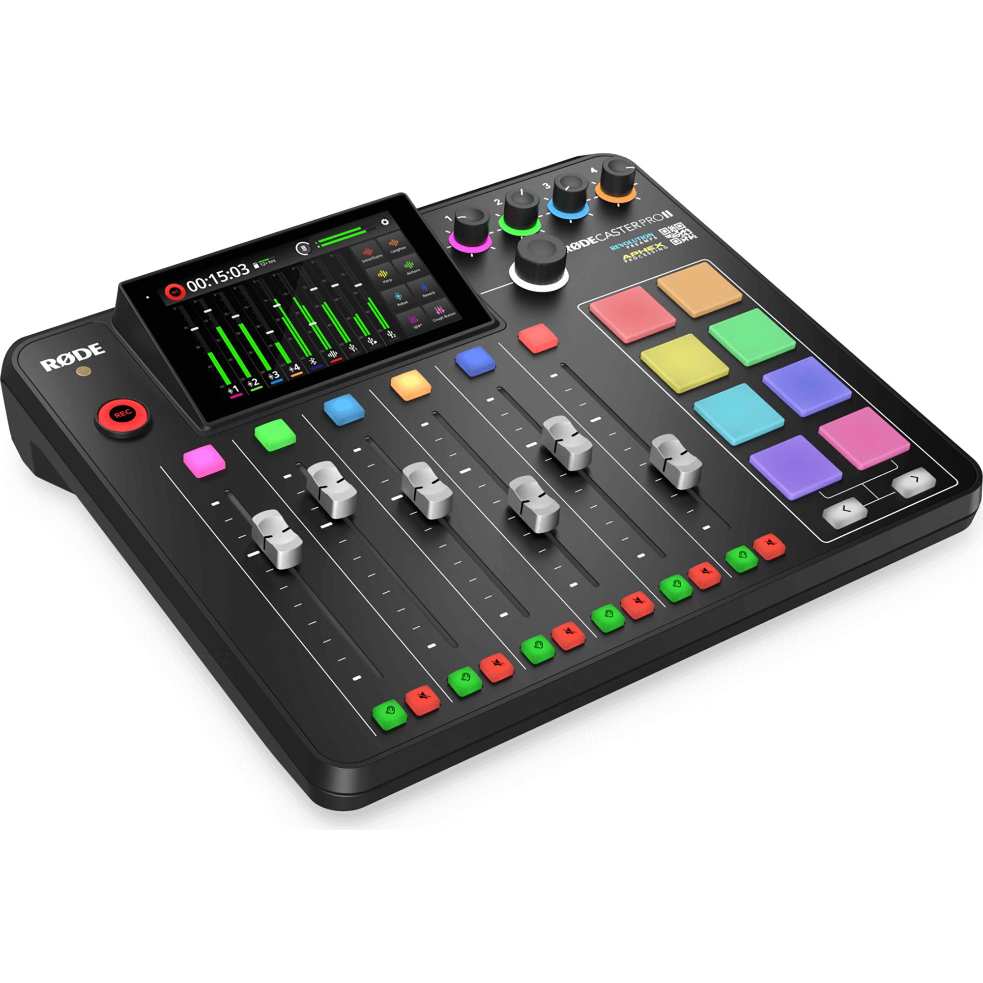 Rode RODECaster Pro II Integrated Audio Production Studio (Black)