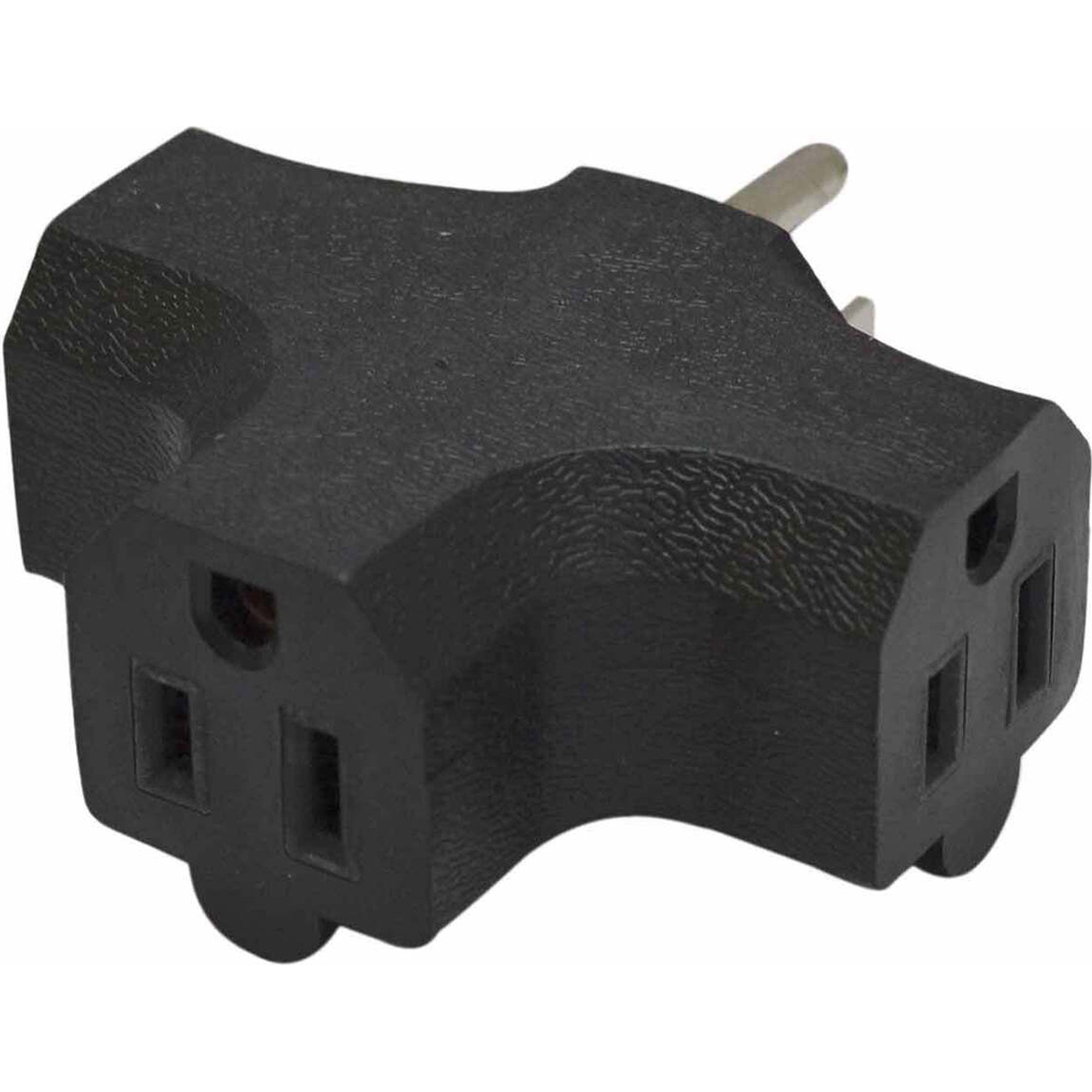 Milspec D10101001 90 Degree TripleTap Power Adapter (Black)