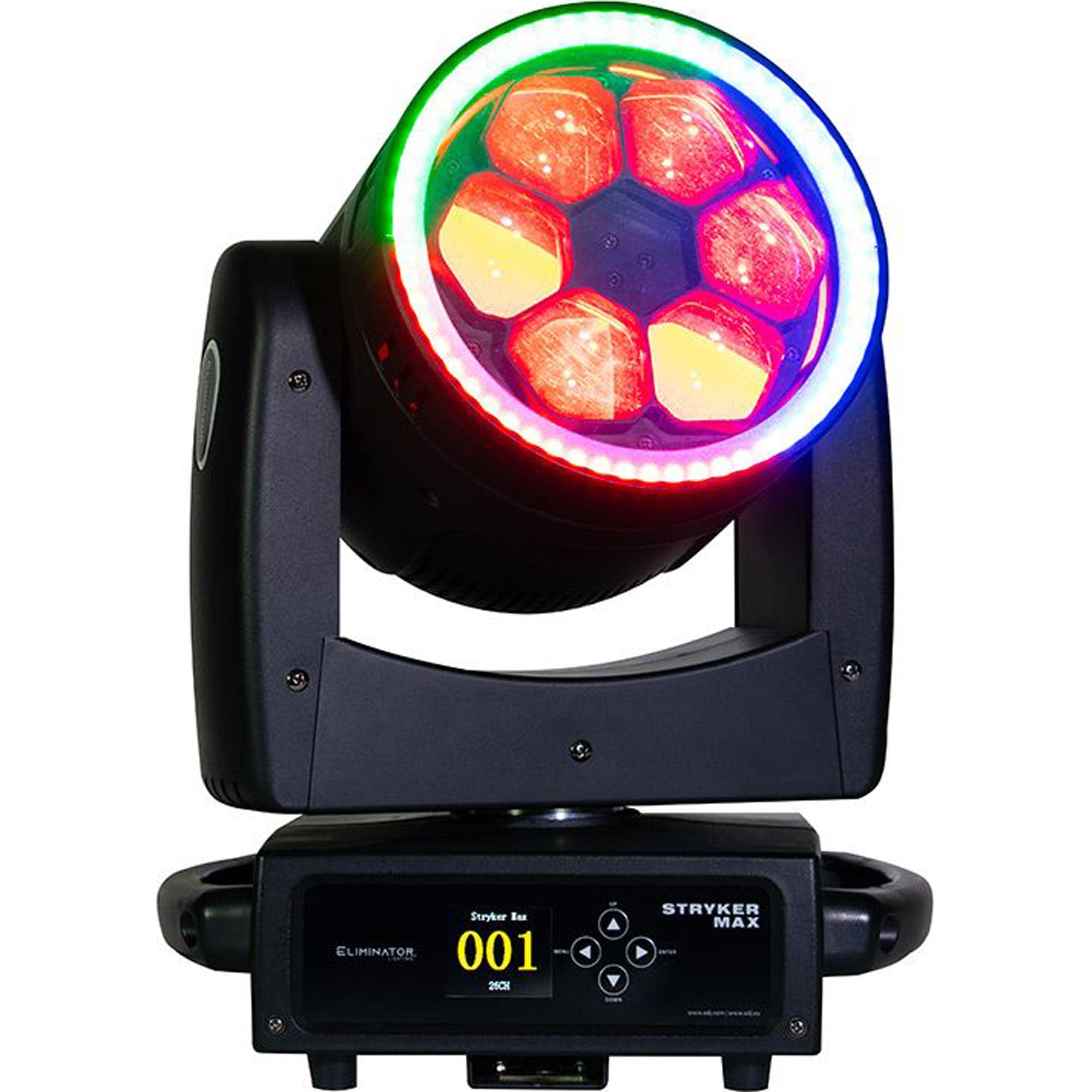 Eliminator Lighting Stryker Max RGBW LED Moving Head Luminaire Light Fixture