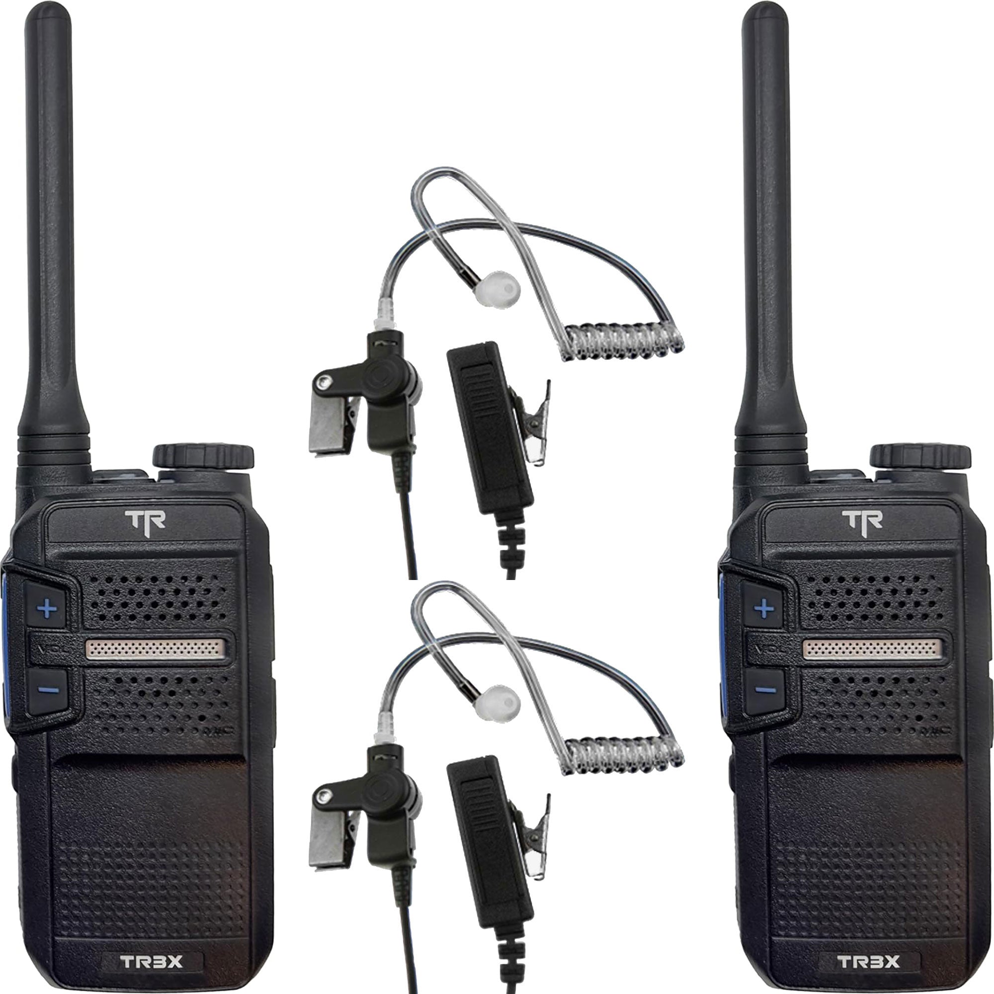 Titan Radio TR3X Digital UHF Two-Way Radios (2 Pack with Surveillance Kits)