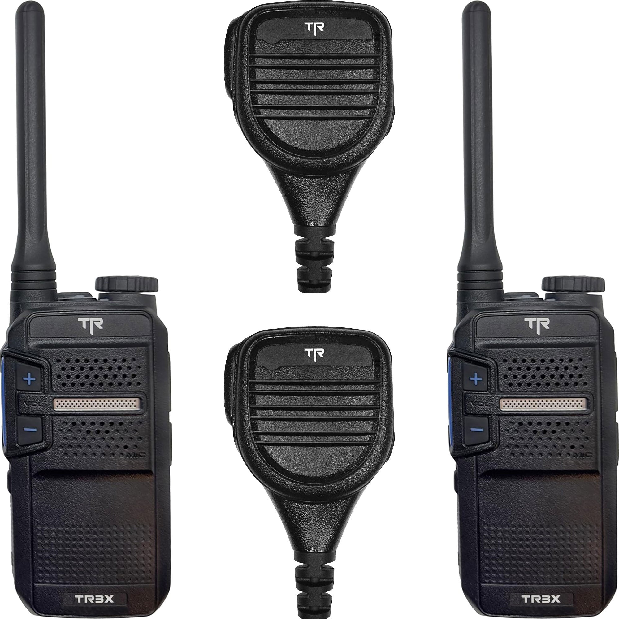 Titan Radio TR3X Digital UHF Two-Way Radios (2 Pack with Speaker Microphones)