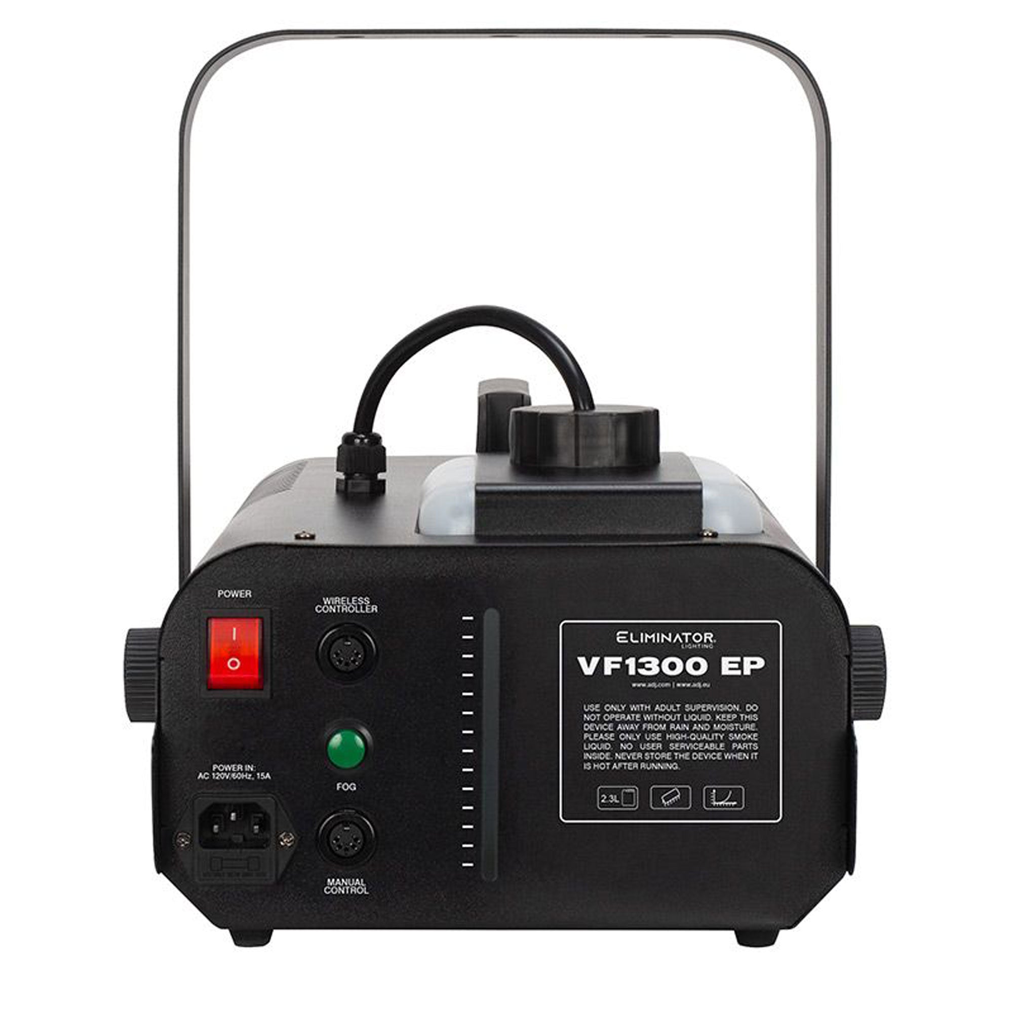 Eliminator Lighting VF1300 EP 1100W Mobile Fog Machine with Remote