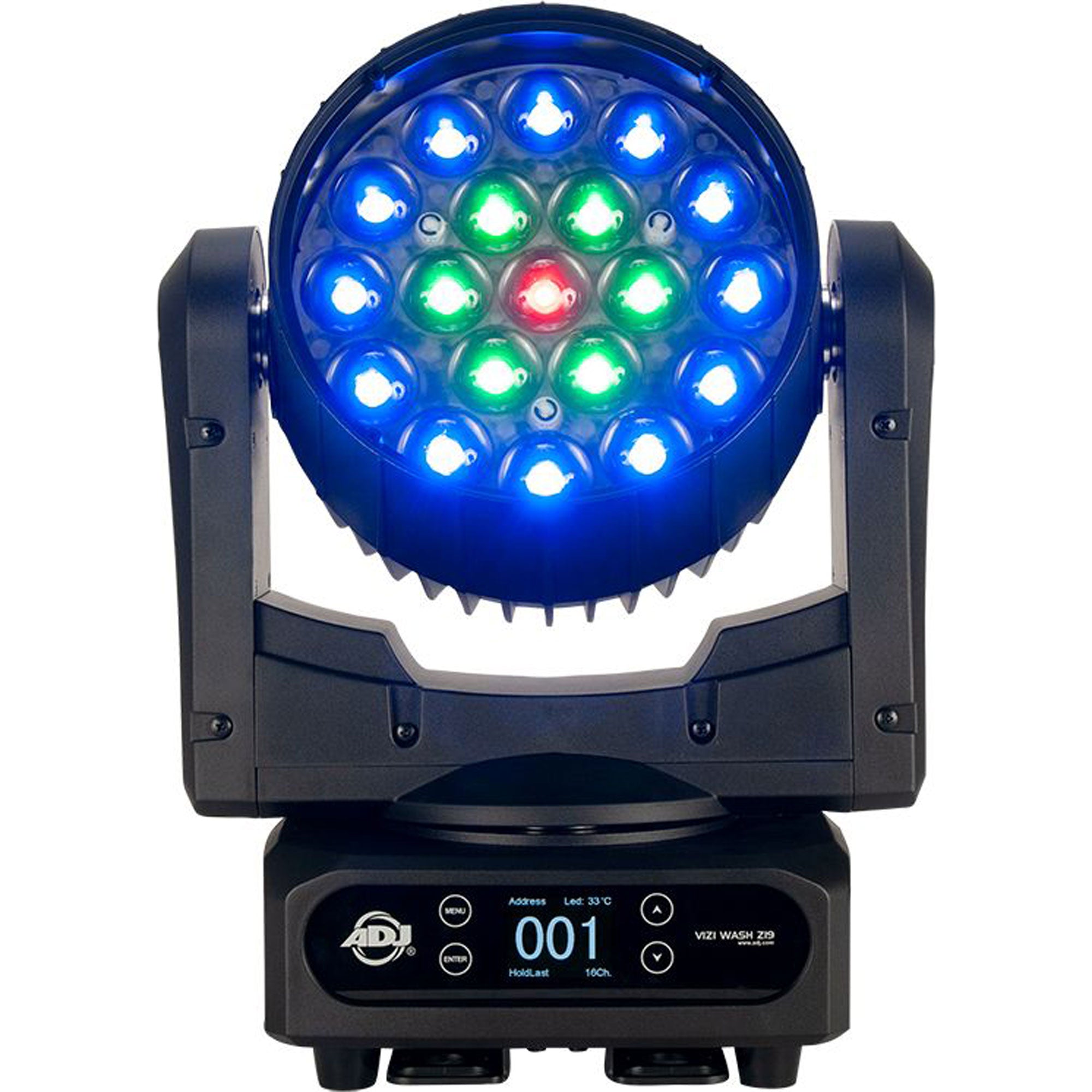 American DJ Vizi Wash Z19 380W RGBW LED Moving Head Wash Light