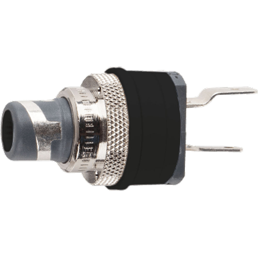 WBT 0210-Ag-Ms Nextgen Pure Silver RCA Female Socket Jack with Metal Nut (Single, Black)